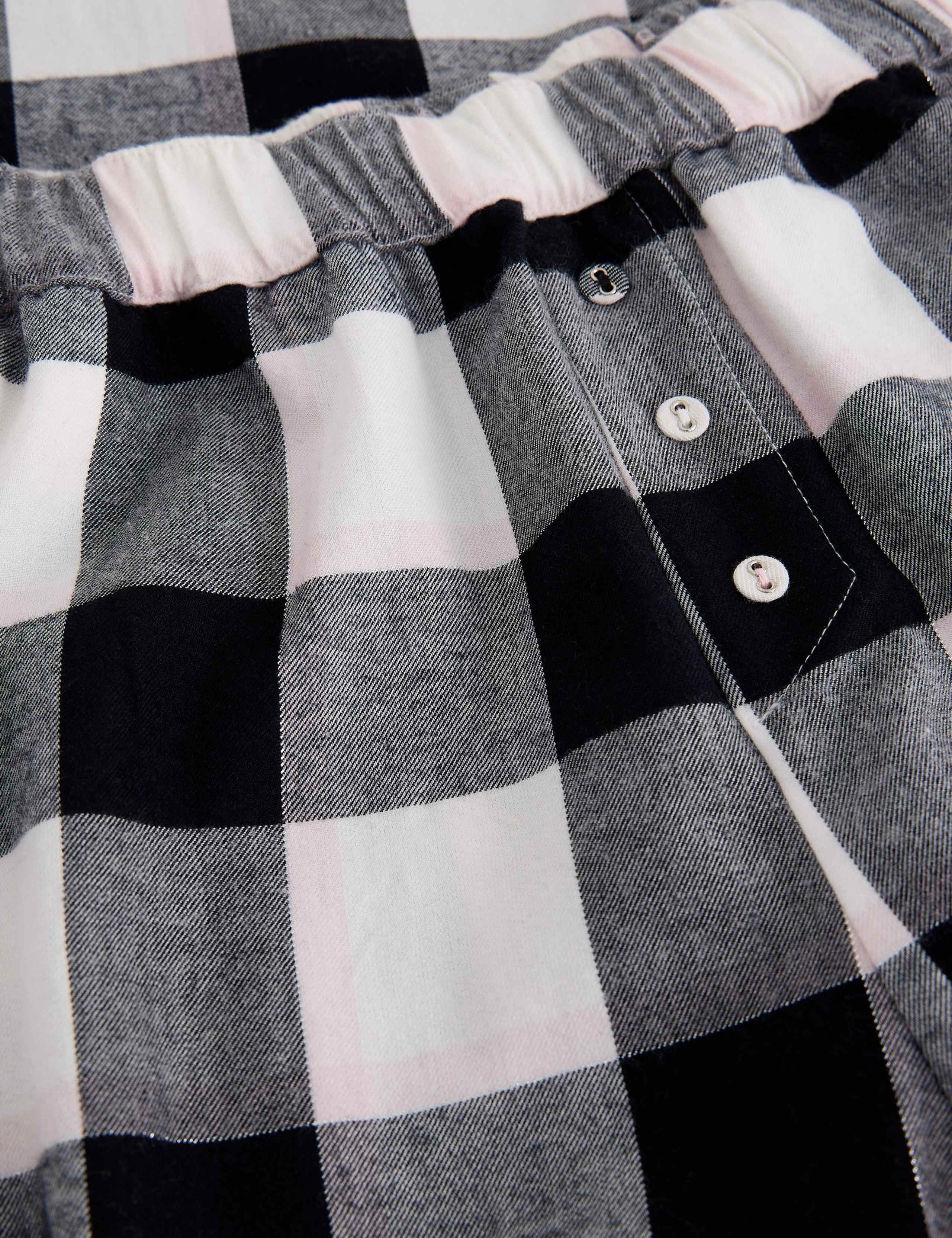 Cotton Rich Checked Pyjama Bottoms 6 of 6