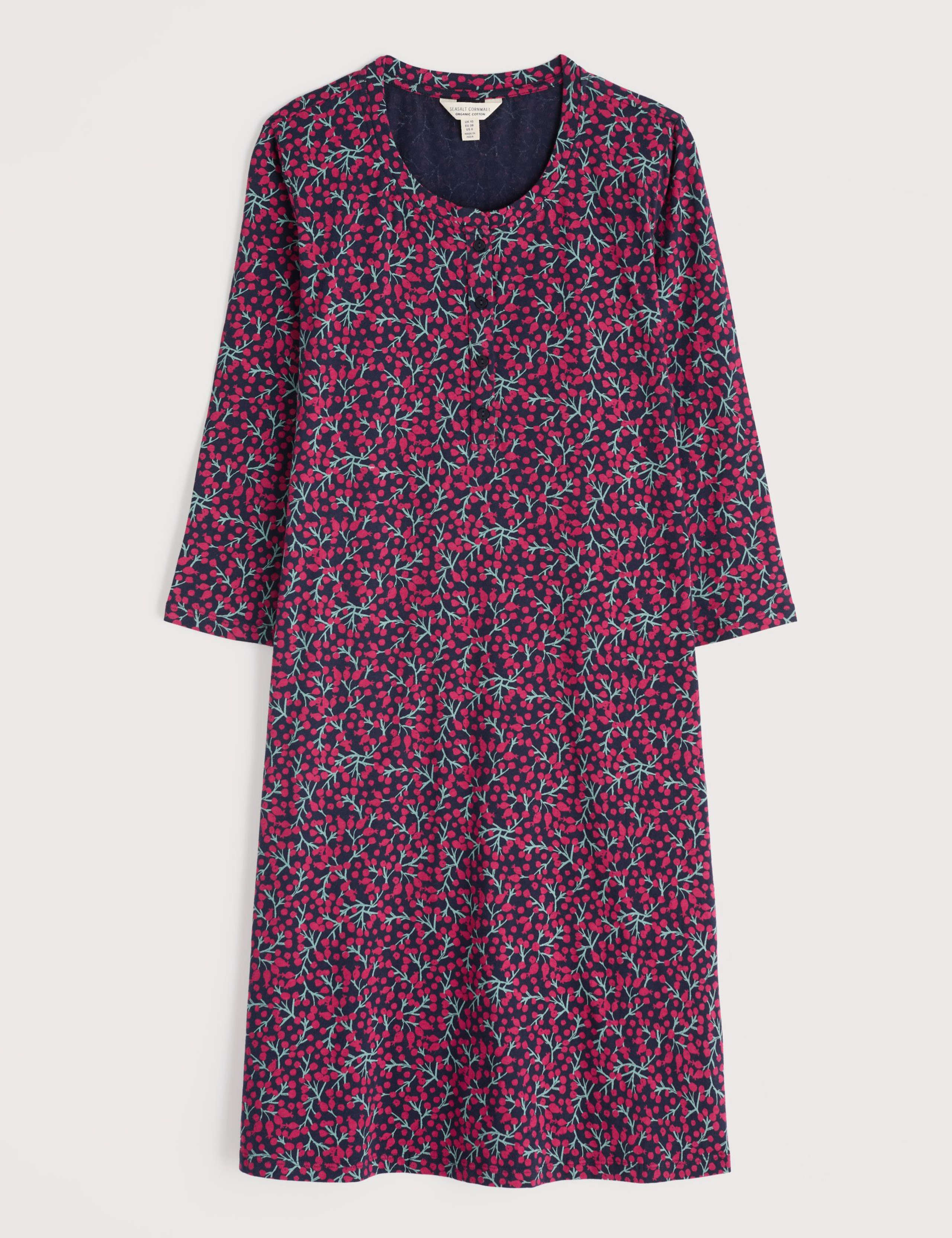 Cotton Rich Berry Print Nightdress 2 of 5