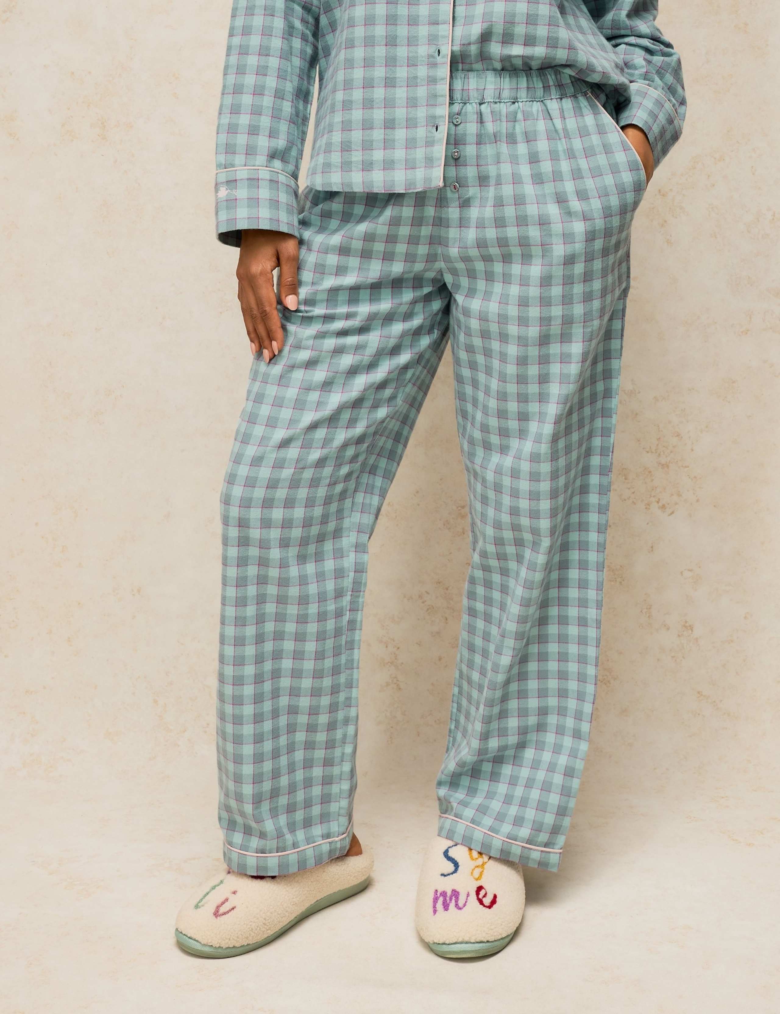 Cotton Rich Checked Pyjama Bottoms 3 of 6