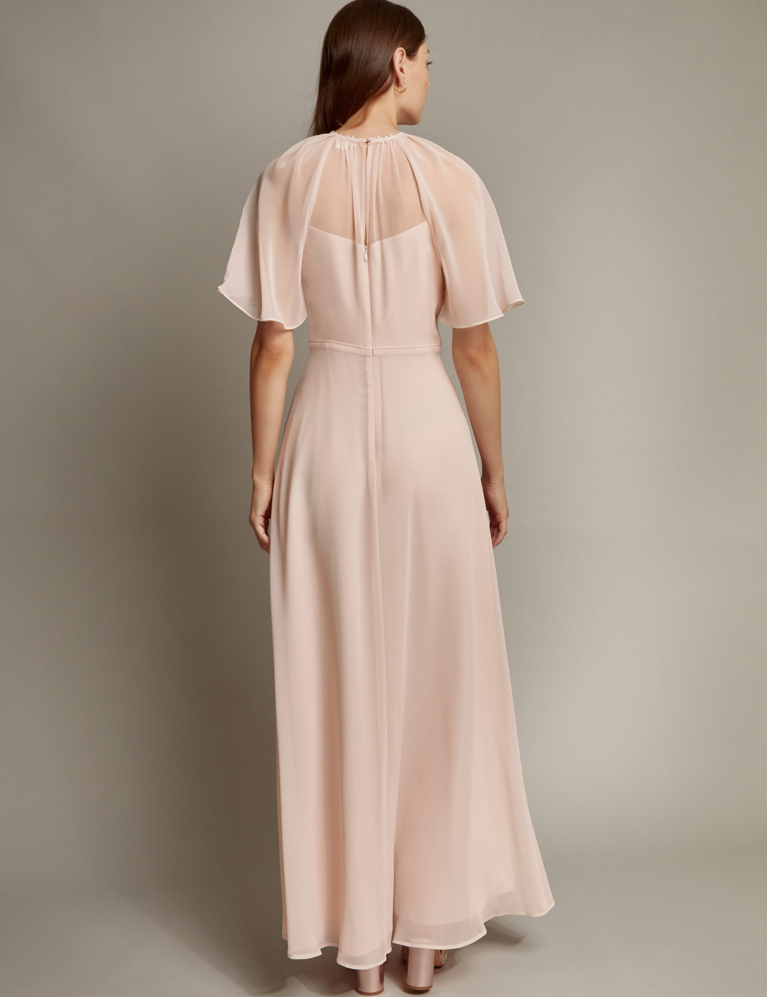 Round Neck Angel Sleeve Maxi Tea Dress 5 of 5