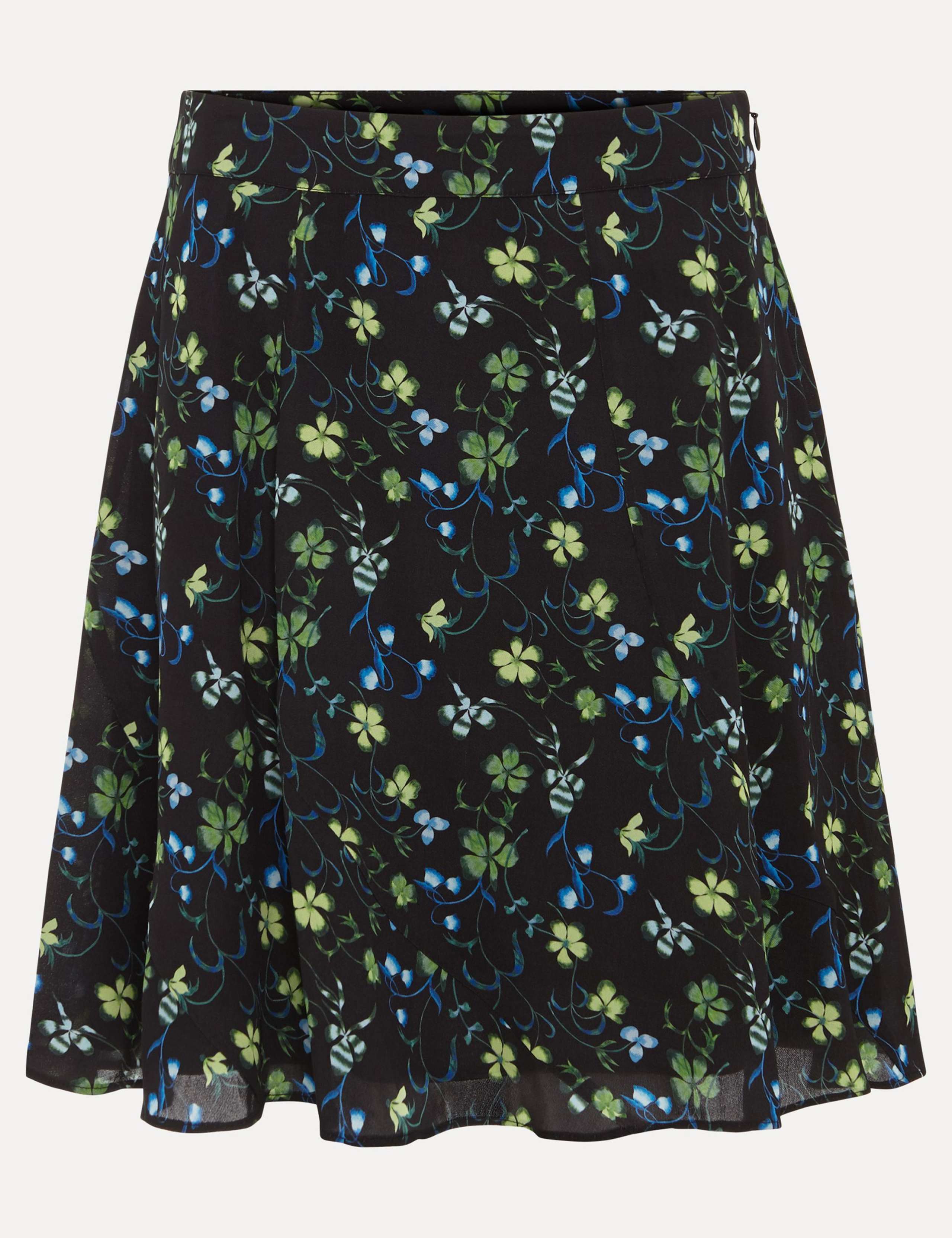 Floral Mini A-Line Skirt 2 of 6