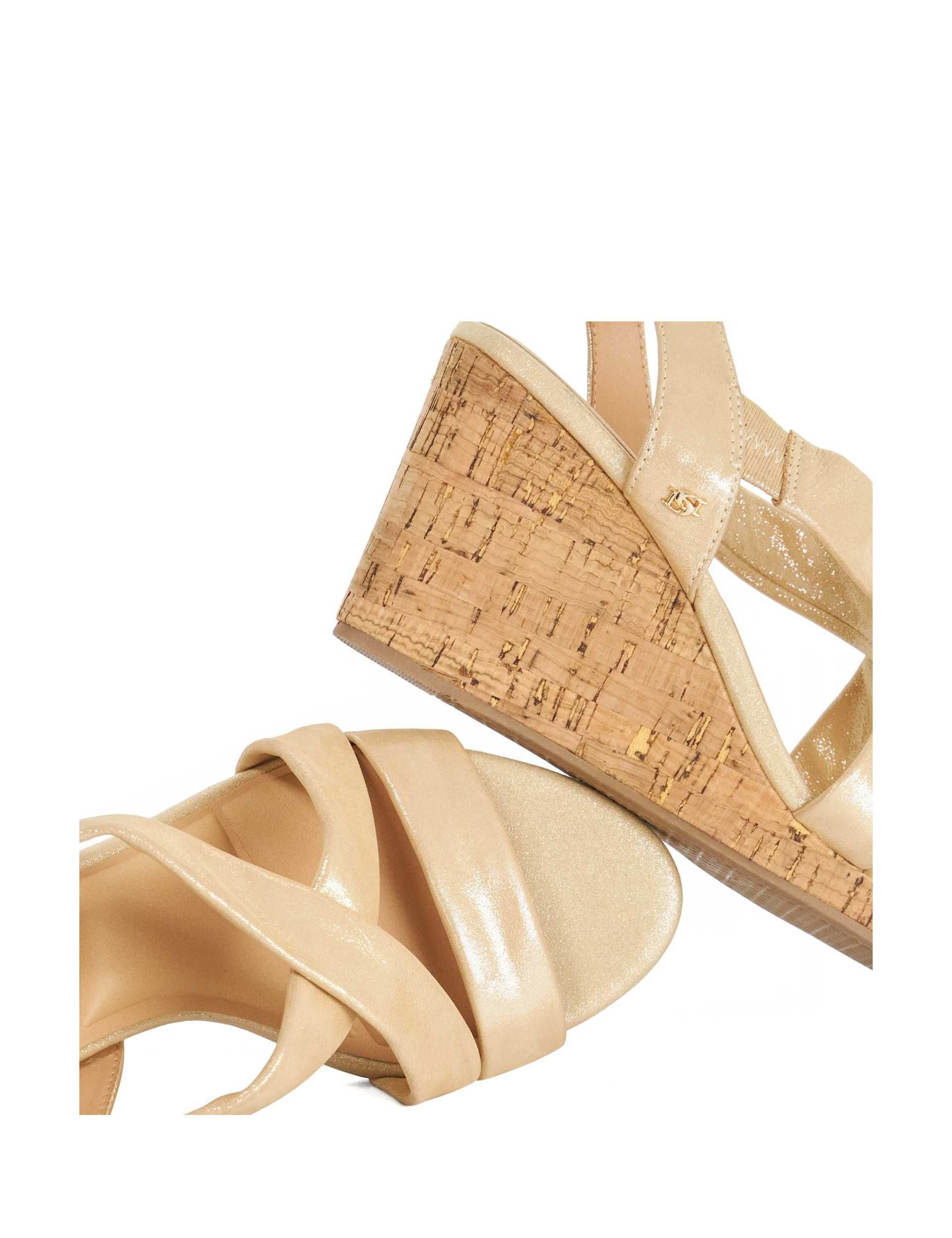 Leather Patent Wedge Sandals 5 of 6