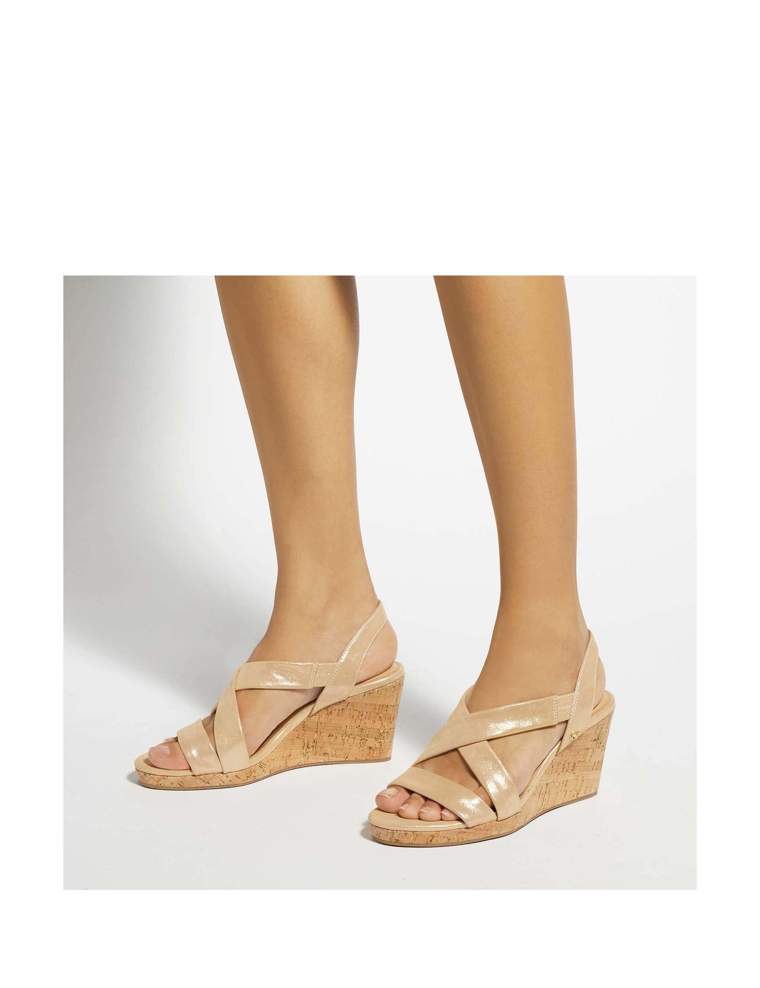 Leather Patent Wedge Sandals 6 of 6