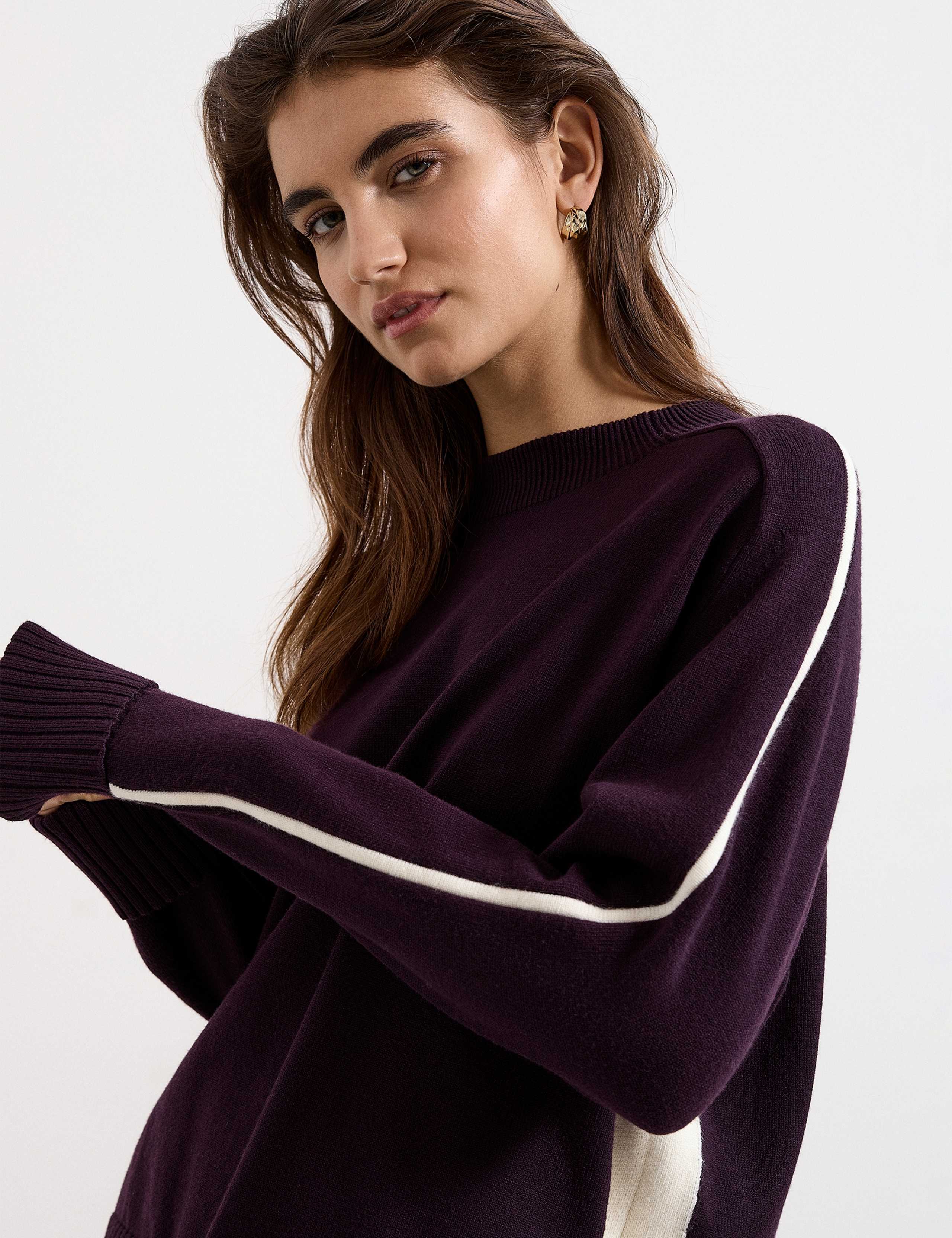 Funnel Neck Tipped Jumper 5 of 8