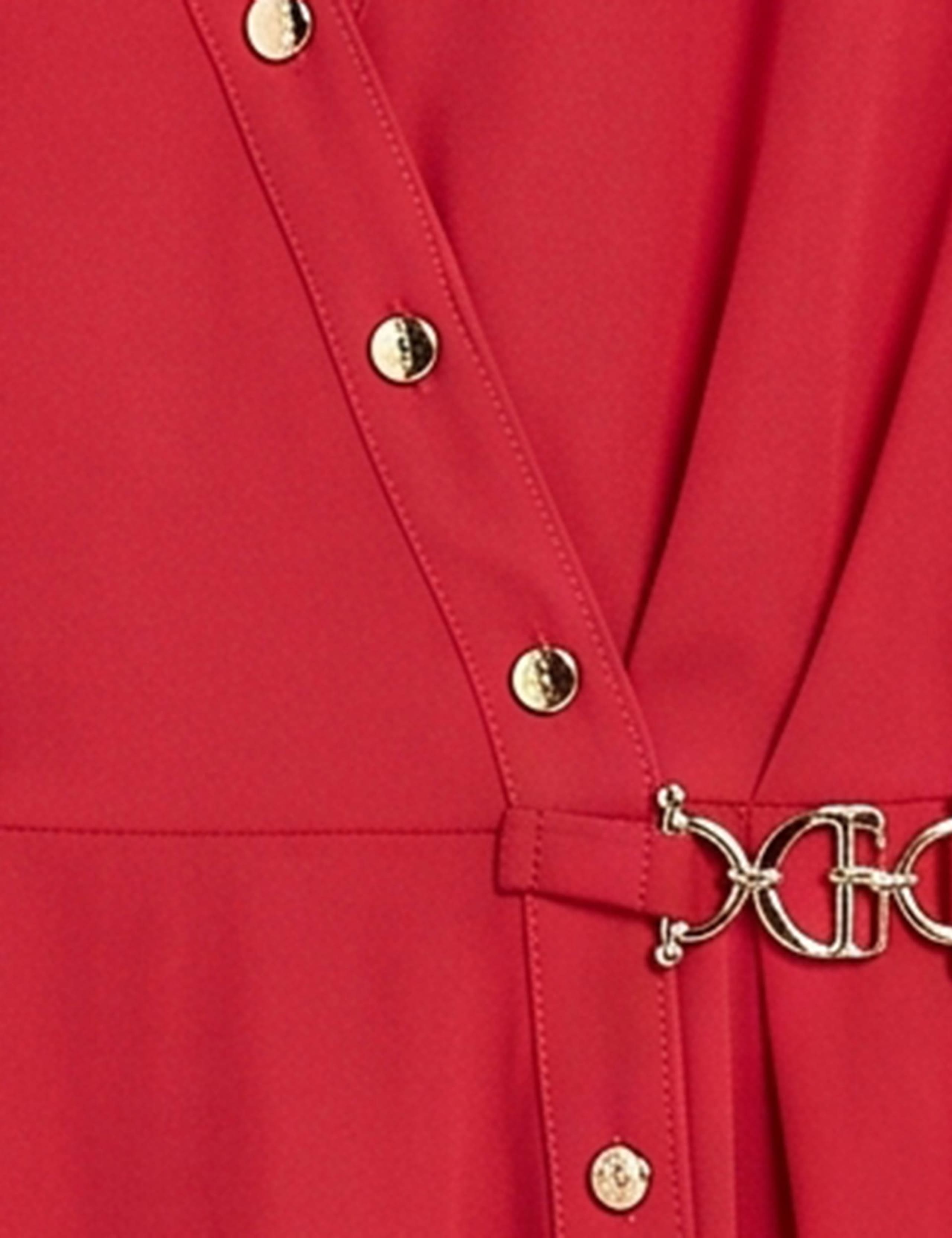 V Neck Button Through Midaxi Shirt Dress 4 of 6