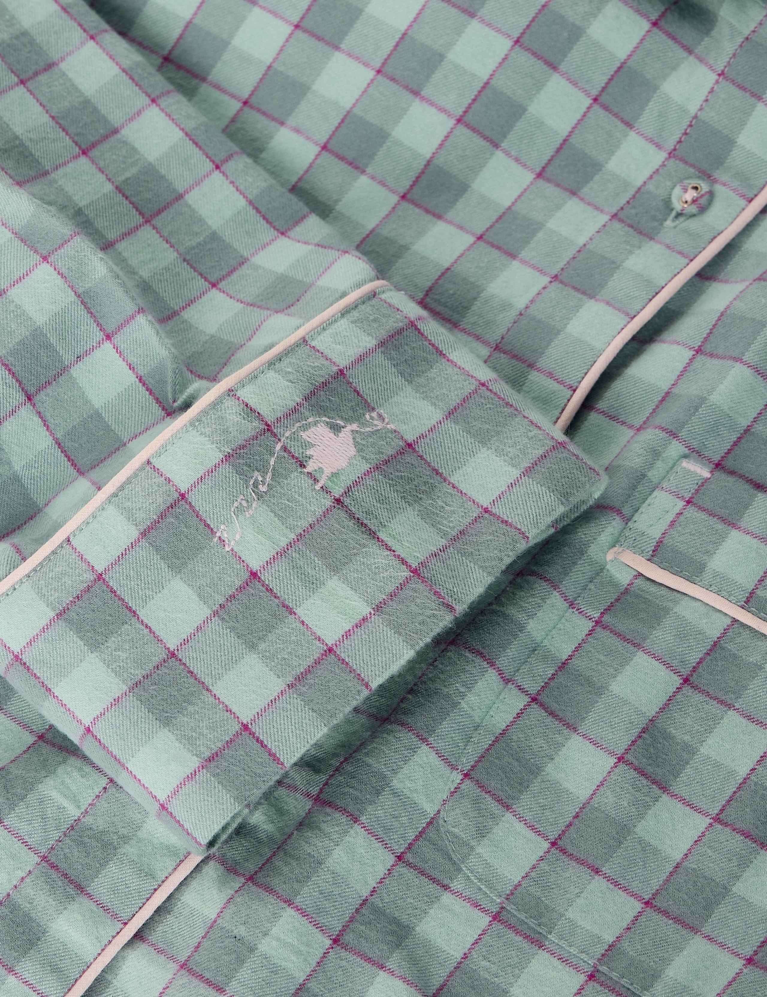 Cotton Rich Checked Pyjama Top 6 of 6