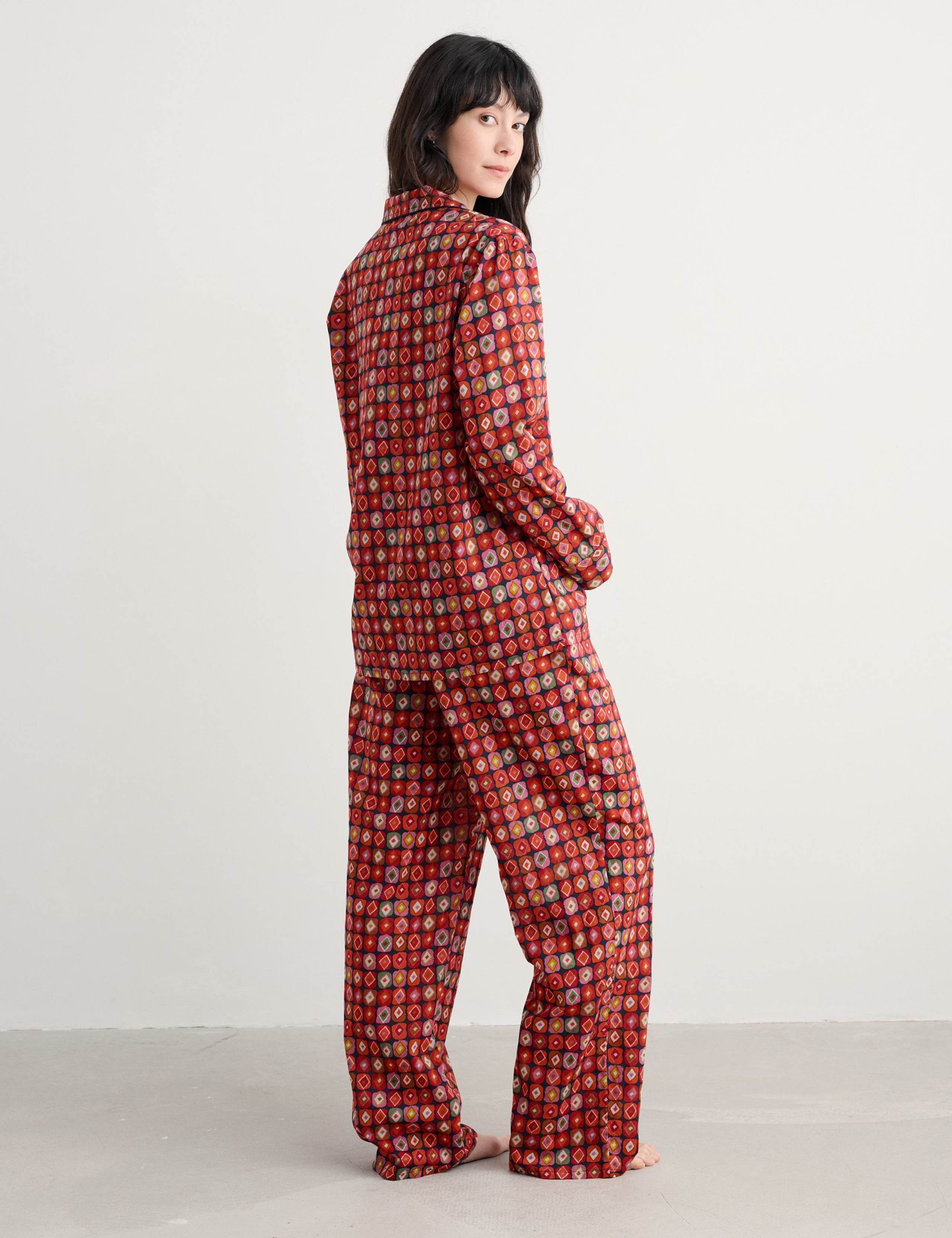 Pure Cotton Printed Pyjama Set 4 of 5