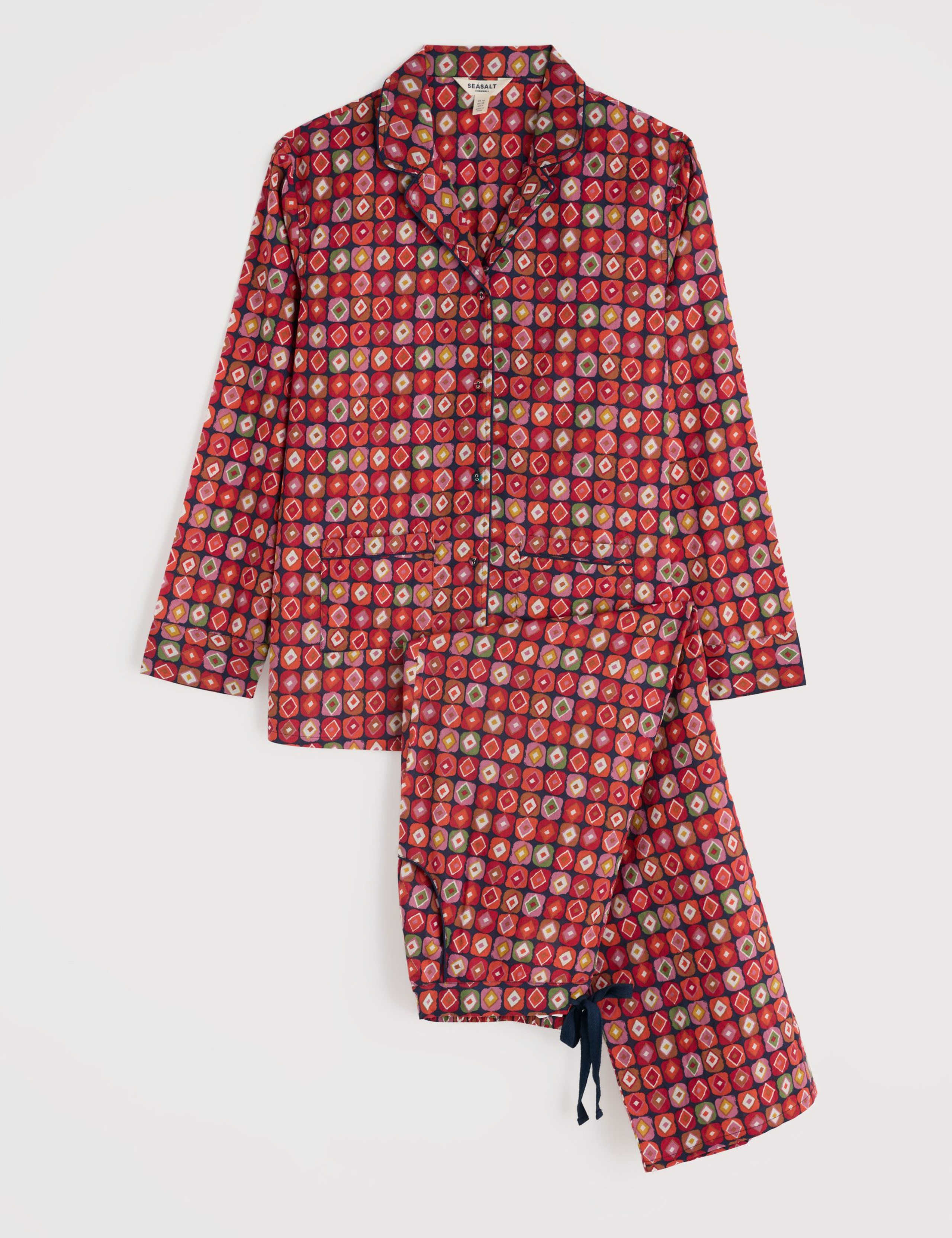 Pure Cotton Printed Pyjama Set 2 of 5