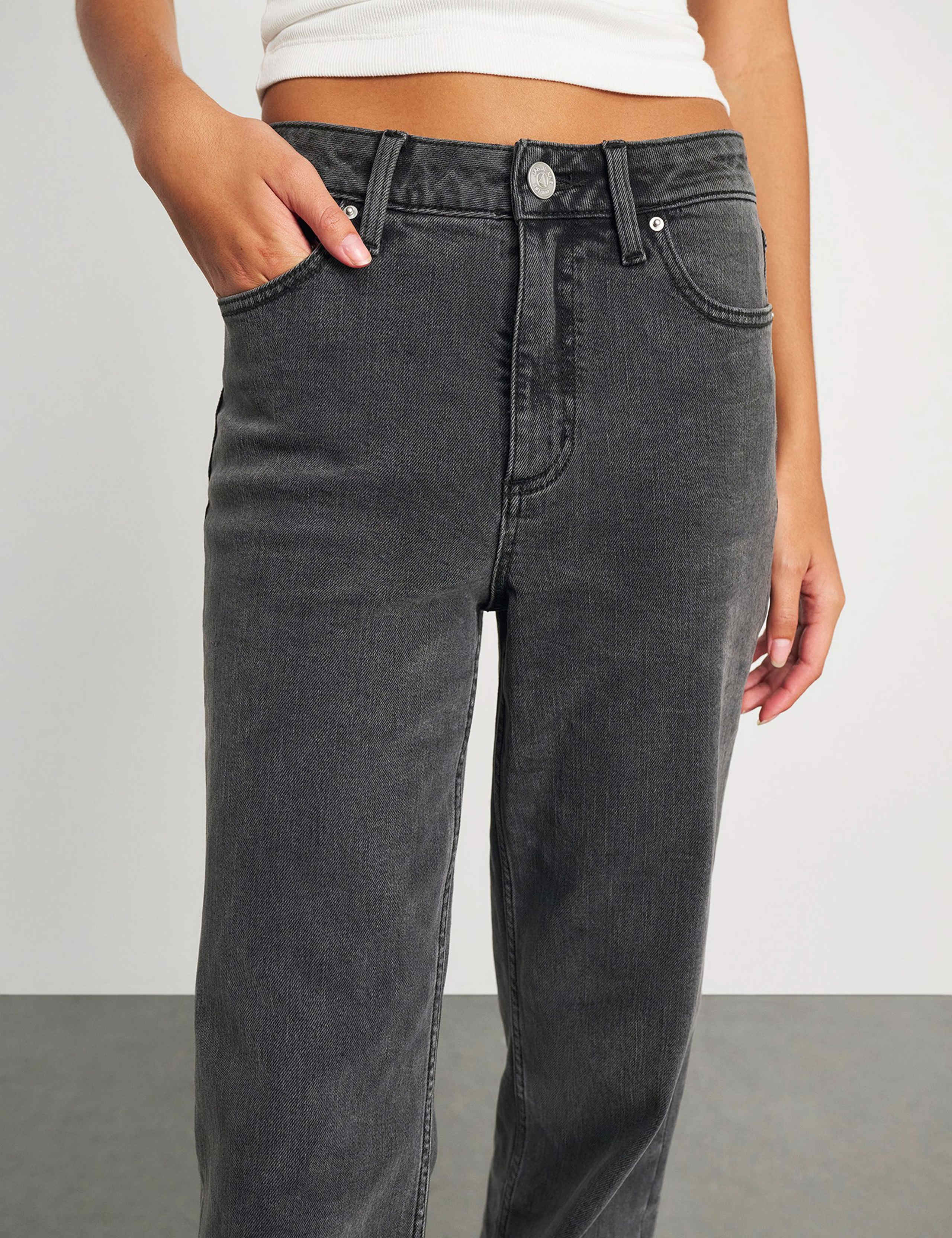 Mid Rise Wide Leg Jeans 6 of 7