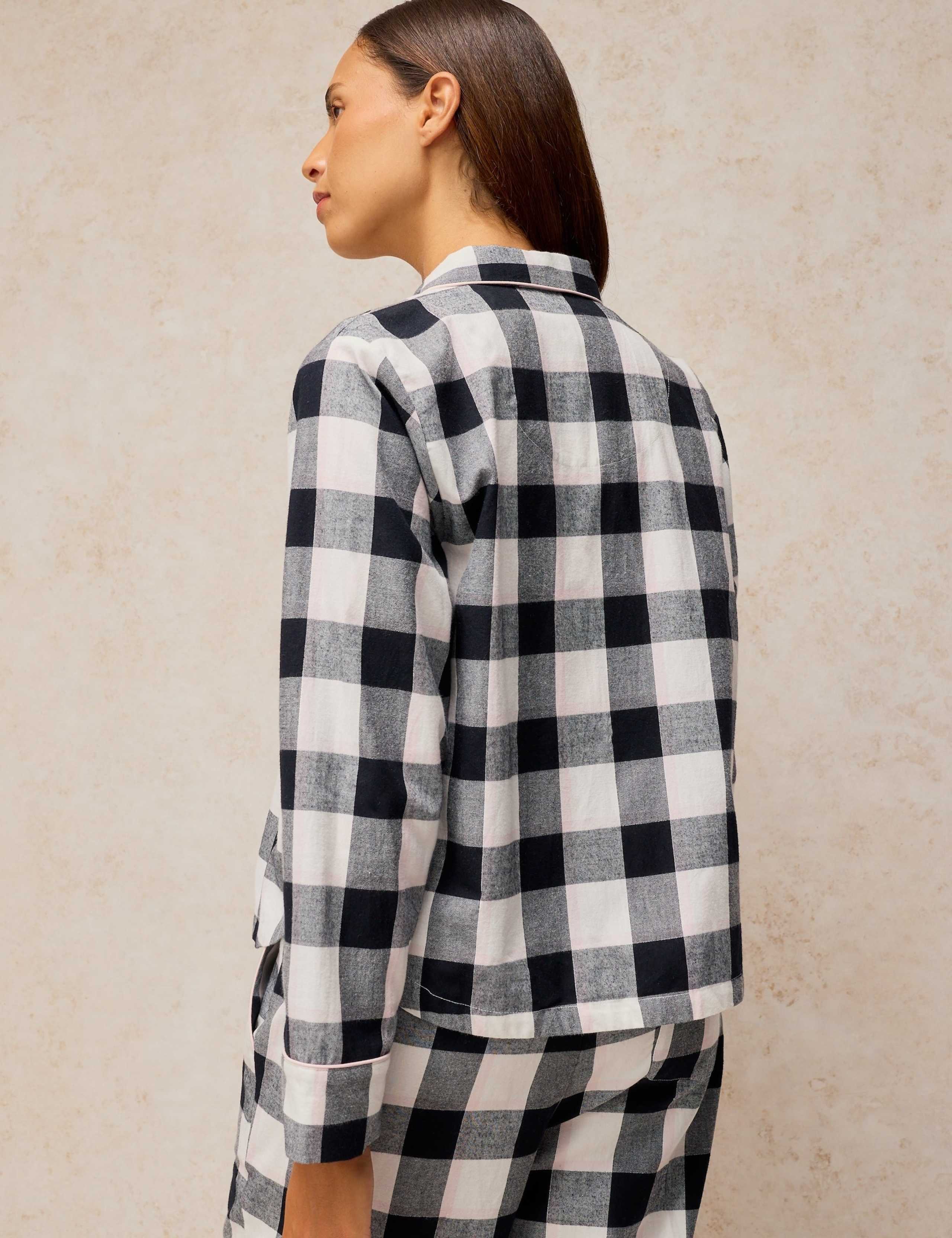 Cotton Rich Checked Pyjama Top 4 of 6
