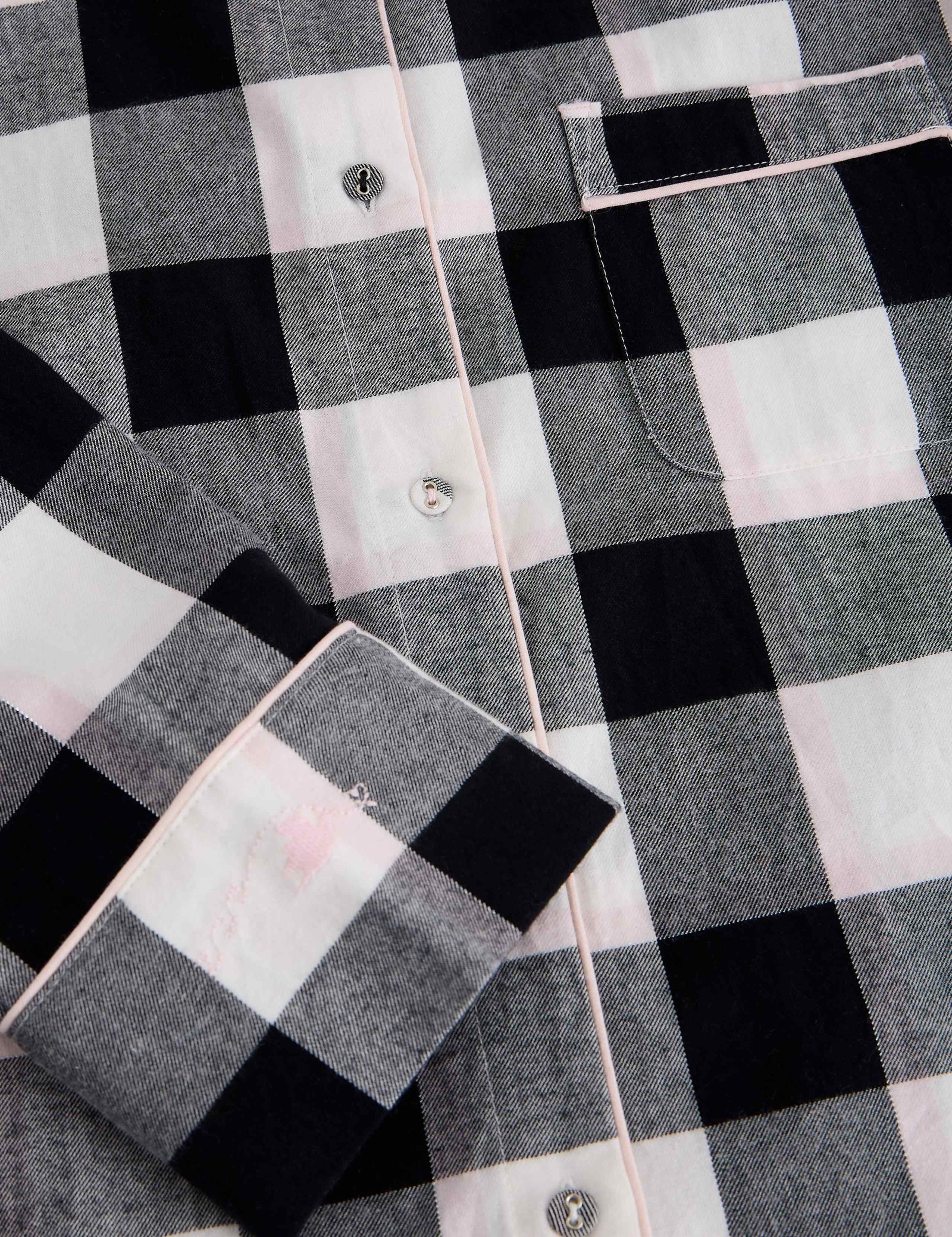 Cotton Rich Checked Pyjama Top 6 of 6