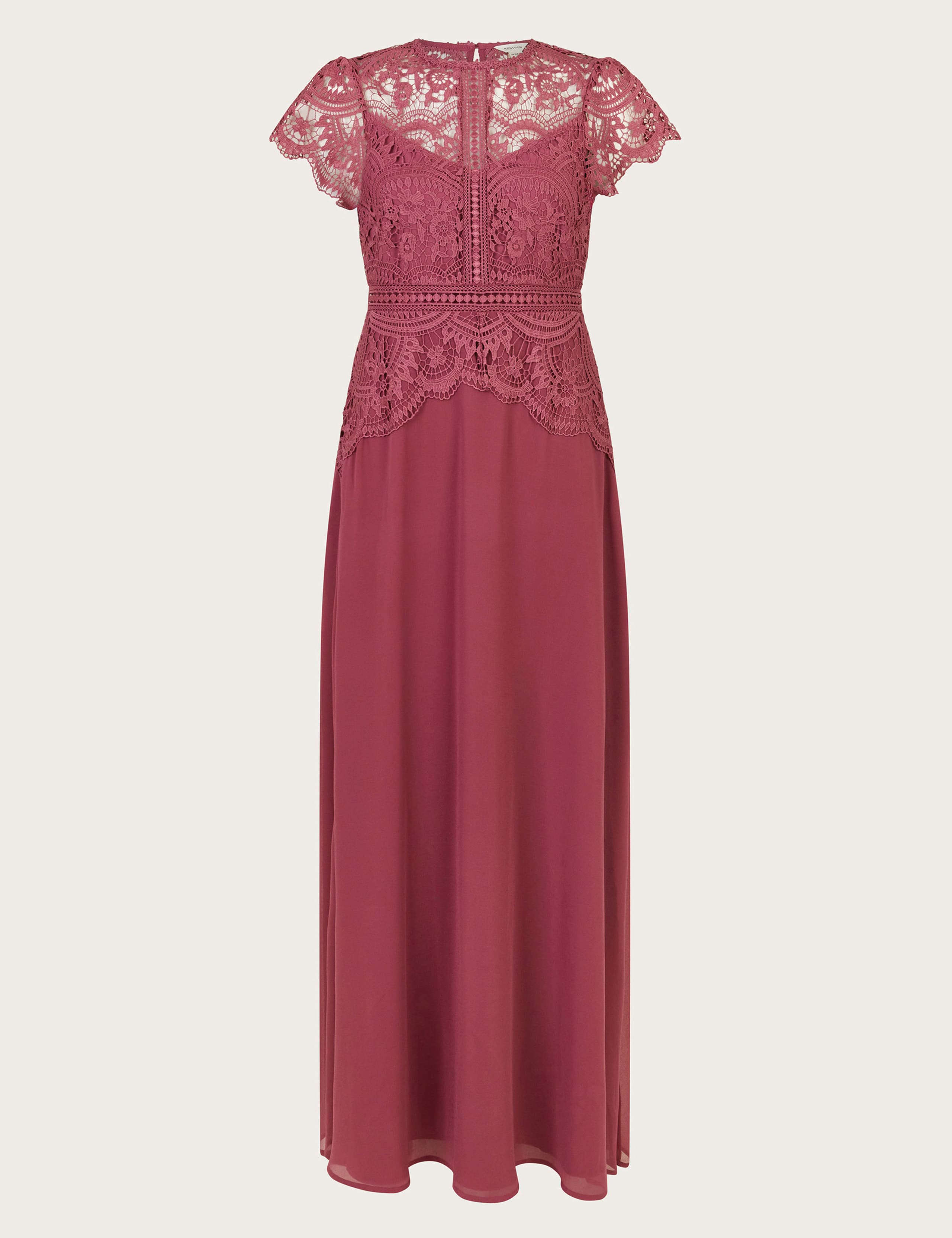 Lace Round Neck Maxi Dress 2 of 5