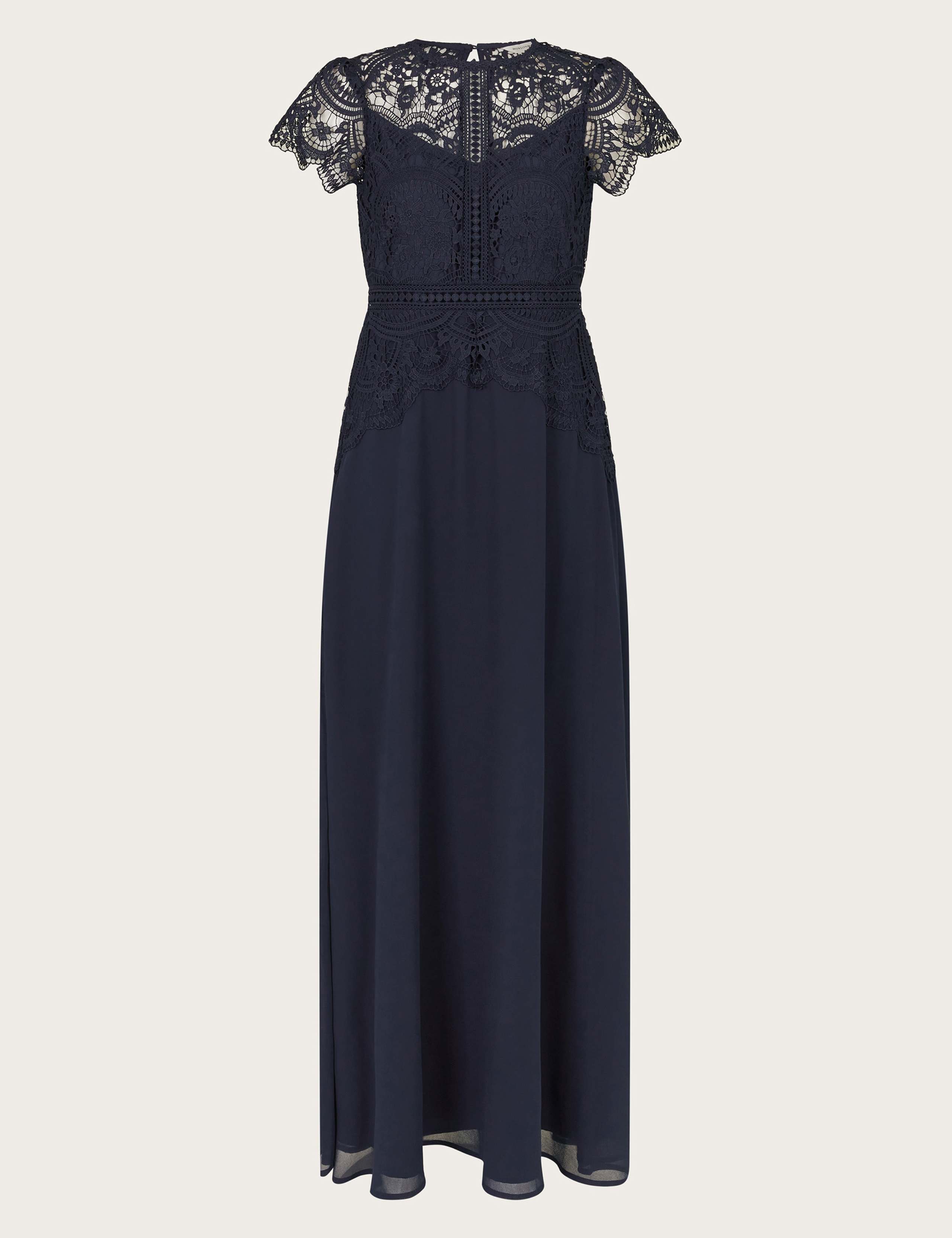 Lace Round Neck Maxi Dress 2 of 5