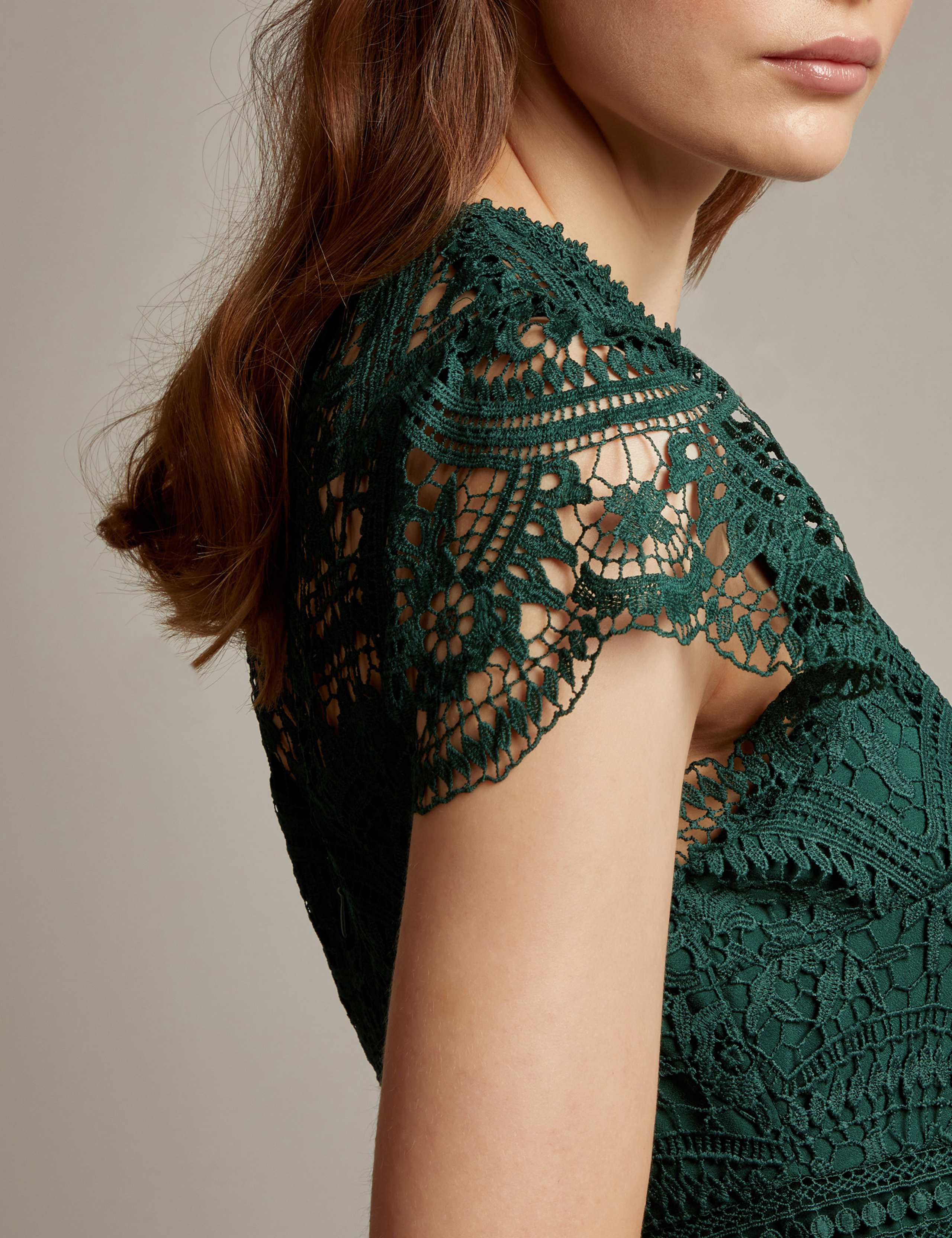Lace Round Neck Maxi Dress 3 of 5