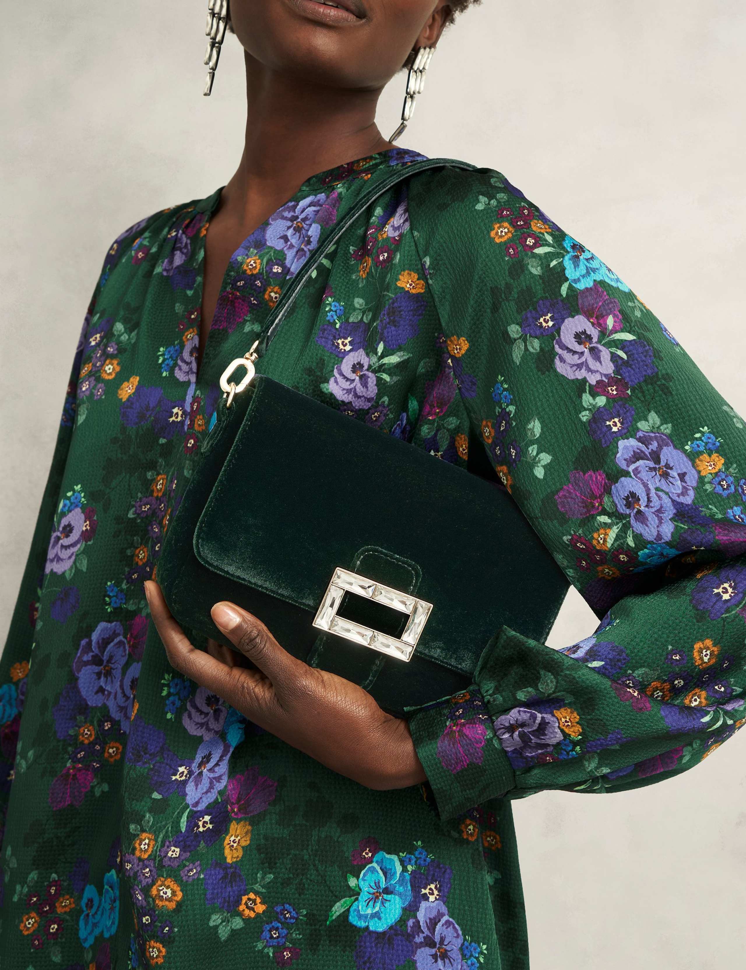 Velvet Clutch Bag 4 of 4