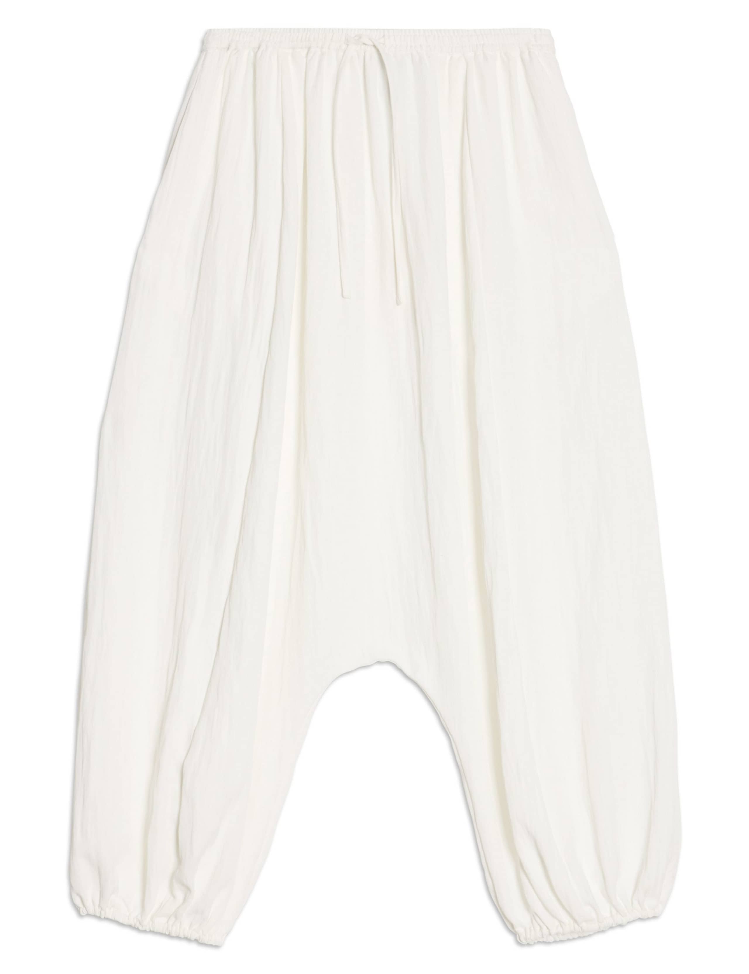 Drawstring Balloon Ankle Grazer Beach Trousers 2 of 7