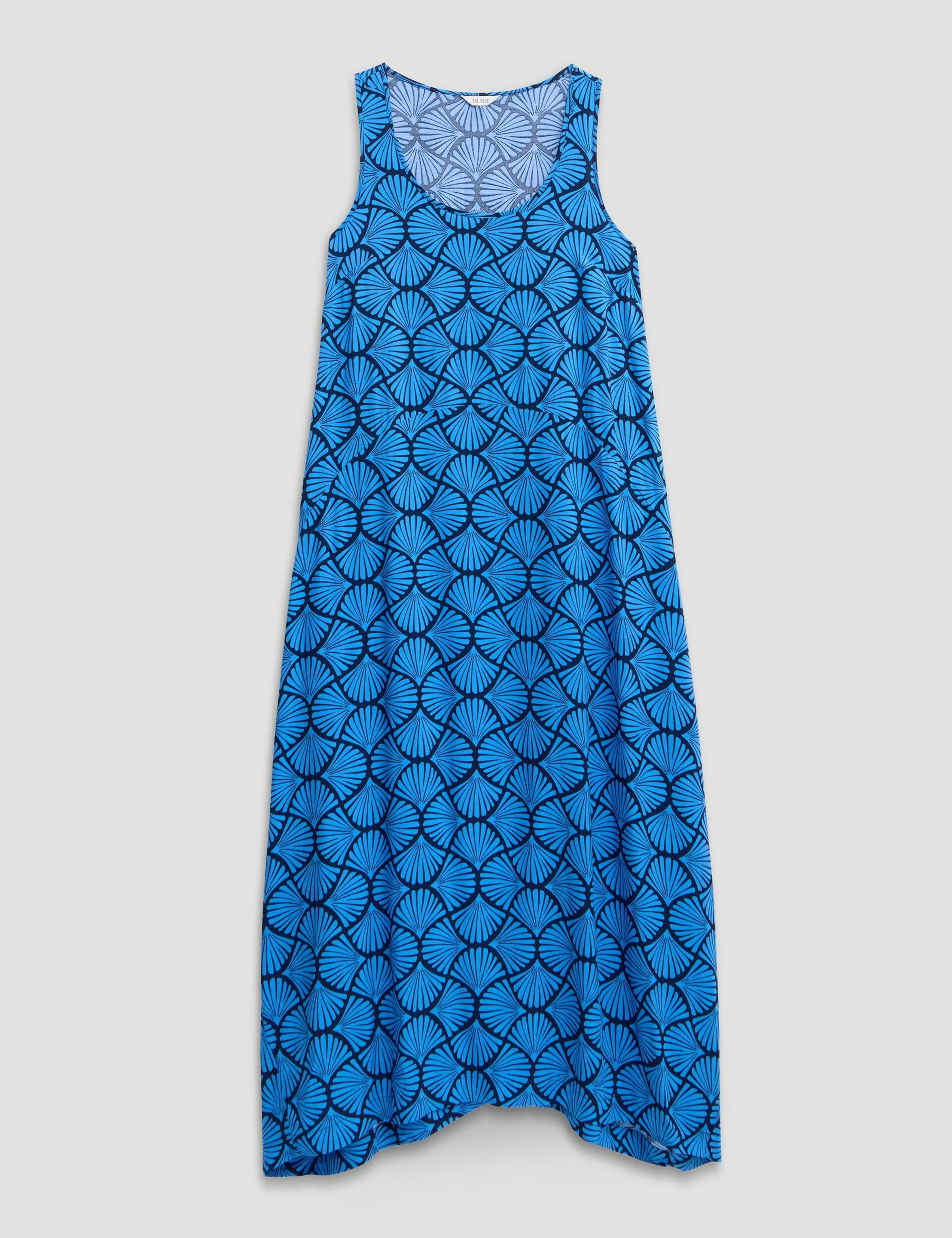 Geometric Scoop Neck Maxi Slip Dress 2 of 4