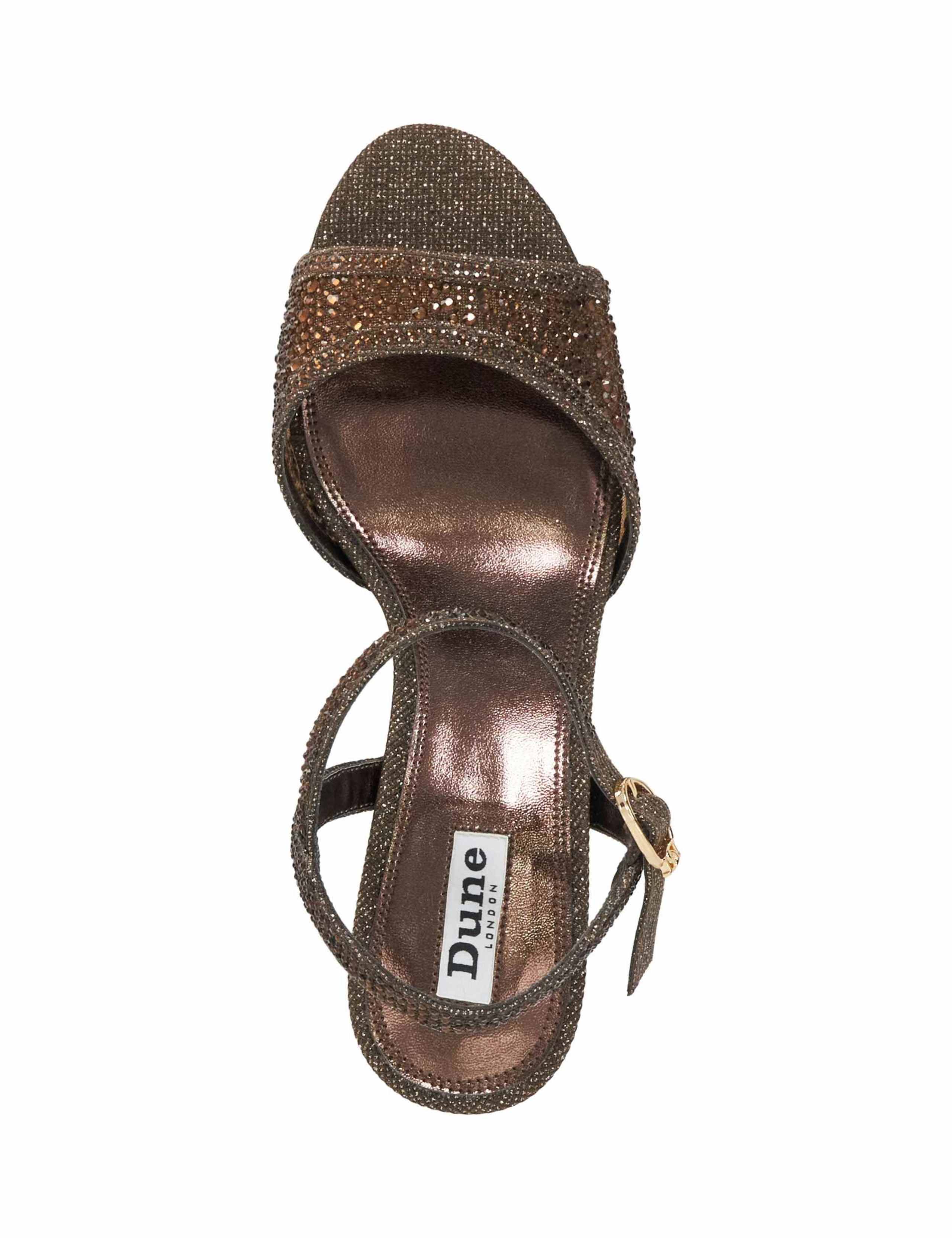 Sparkle Ankle Strap Stiletto Heel Sandals 2 of 5