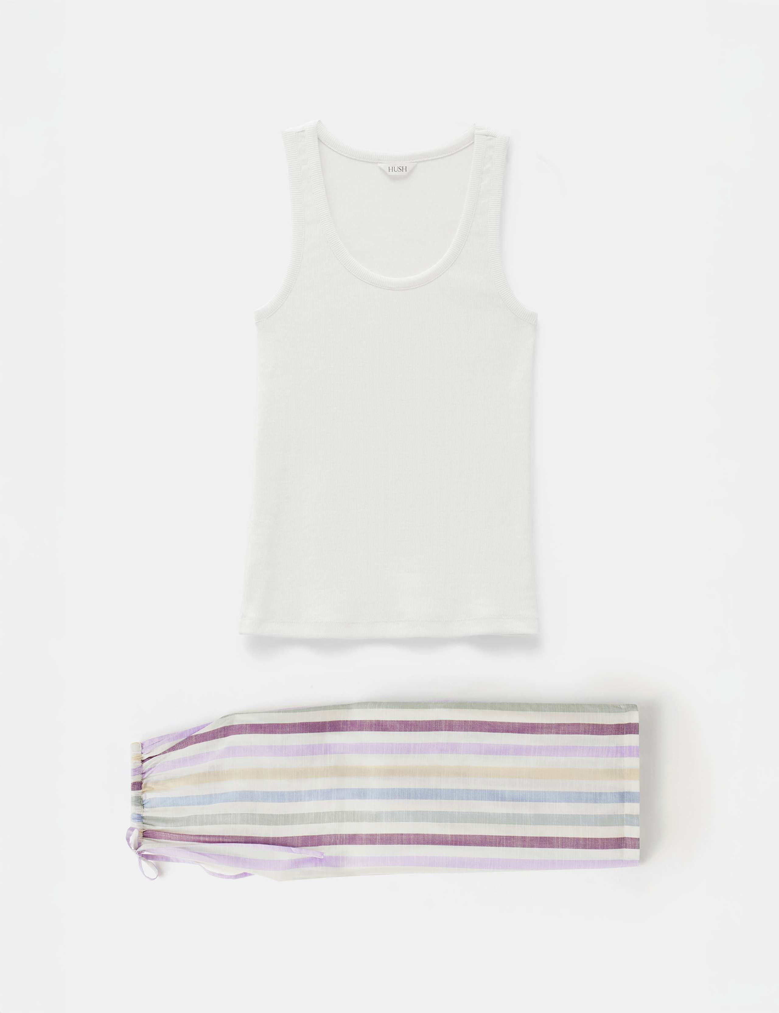 Cotton Rich Striped Pyjama Set 2 of 5