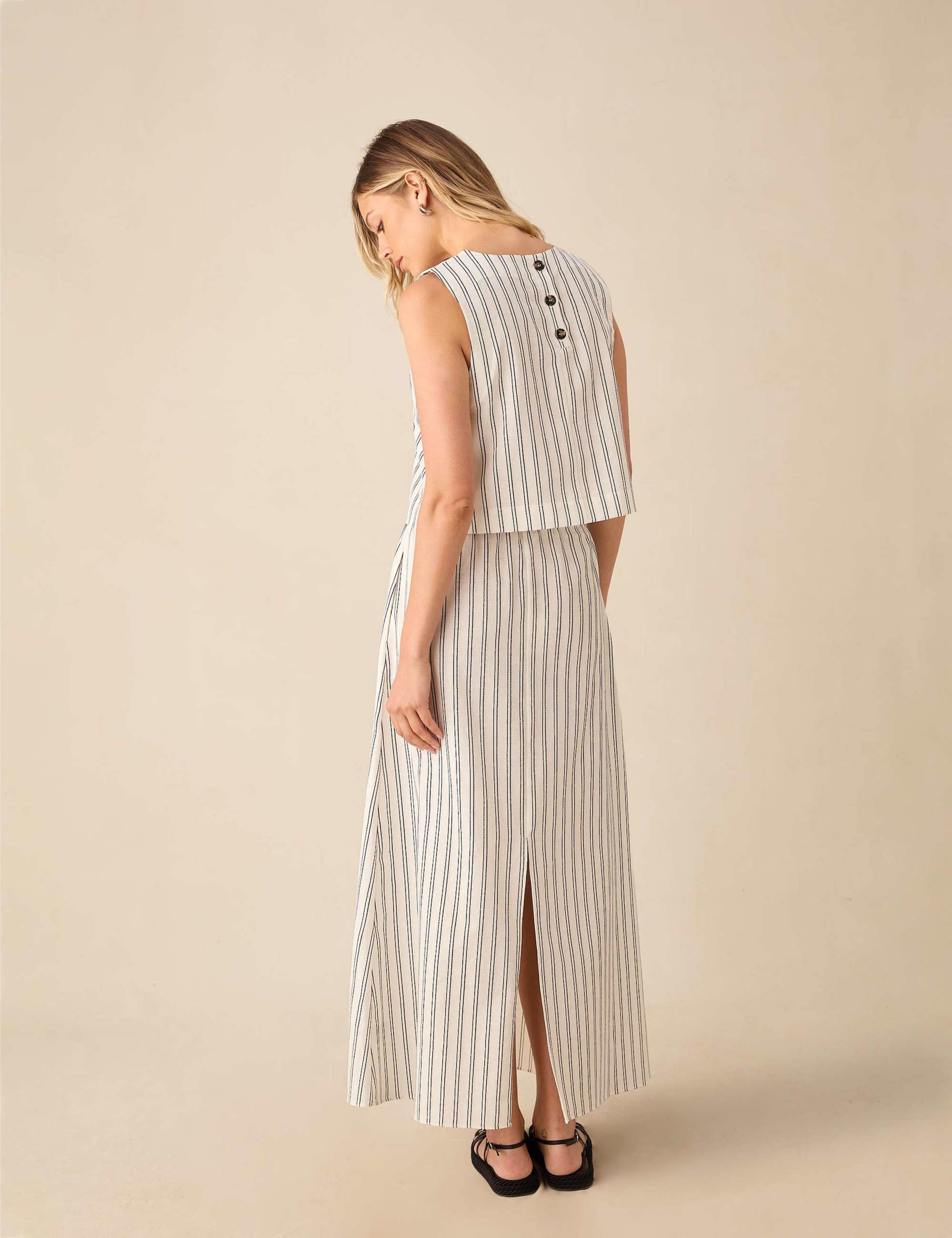 Cotton Rich Striped Shell Top 4 of 6