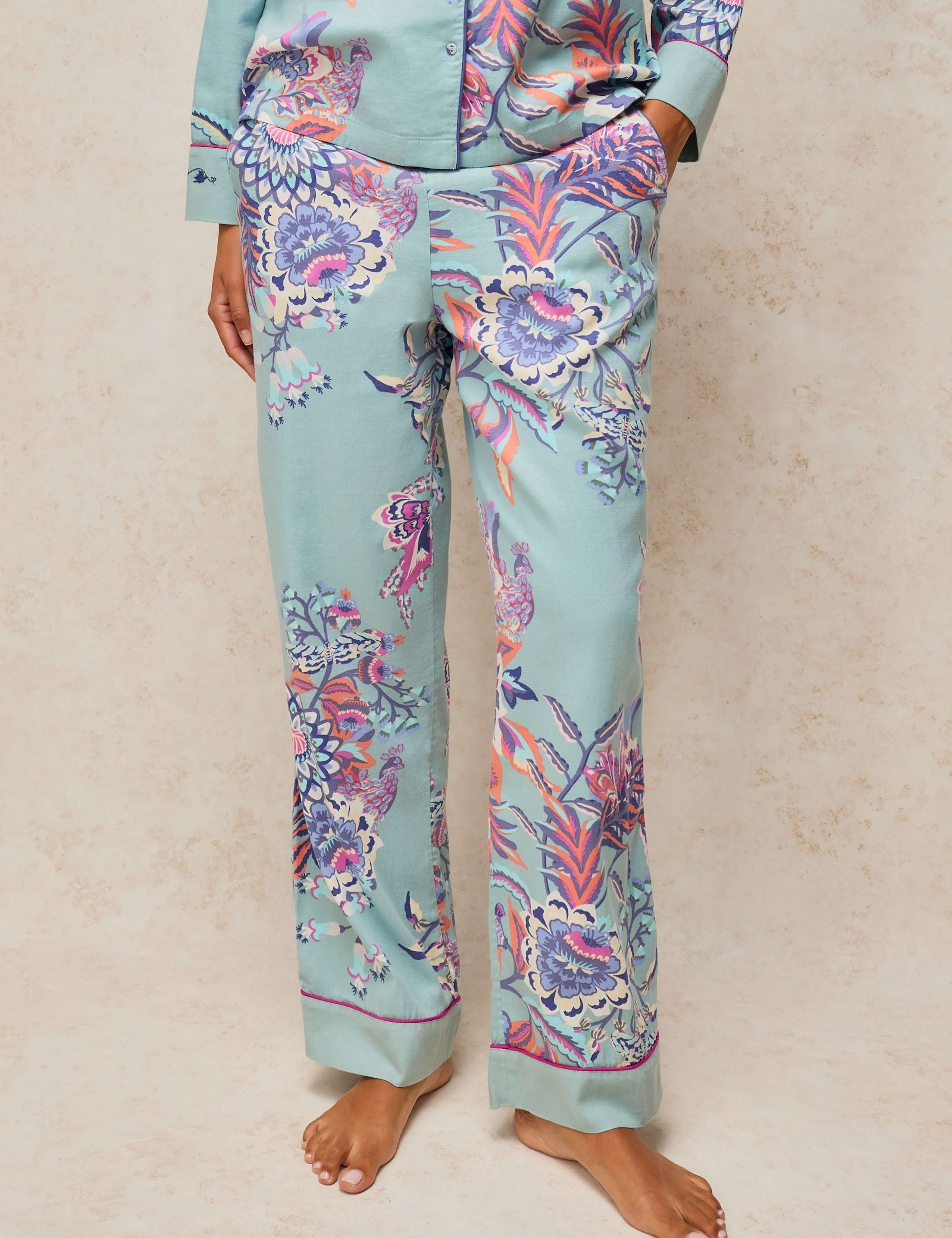 Cotton Rich Printed Pyjama Bottoms 3 of 6
