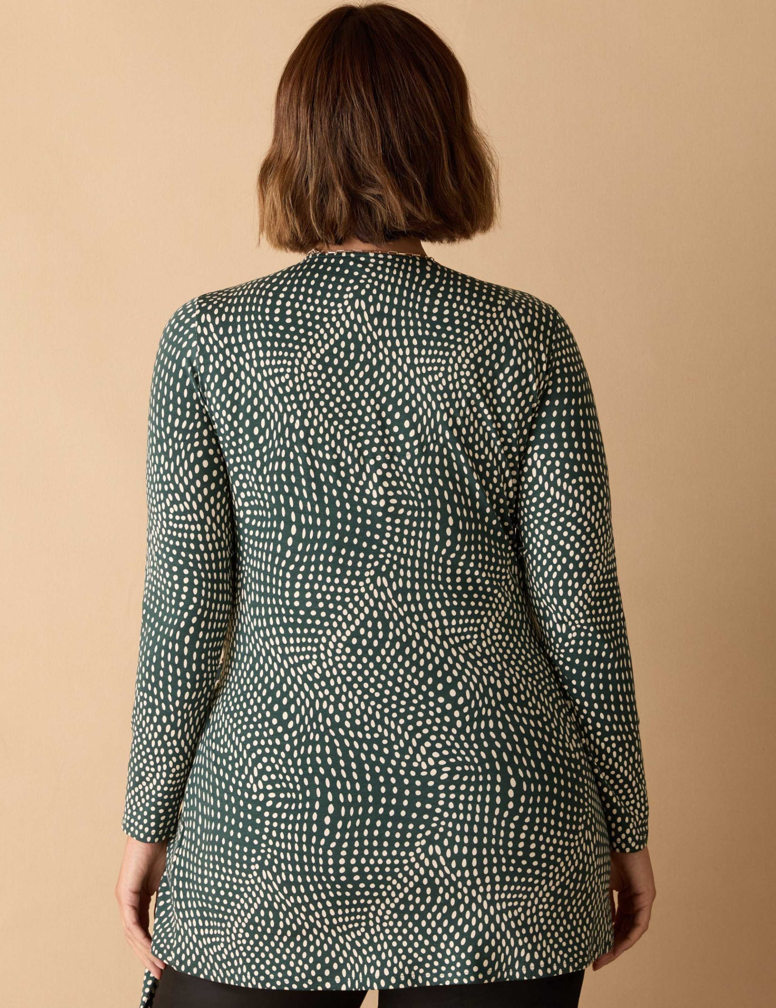 Polka Dot V-Neck Tunic 3 of 5