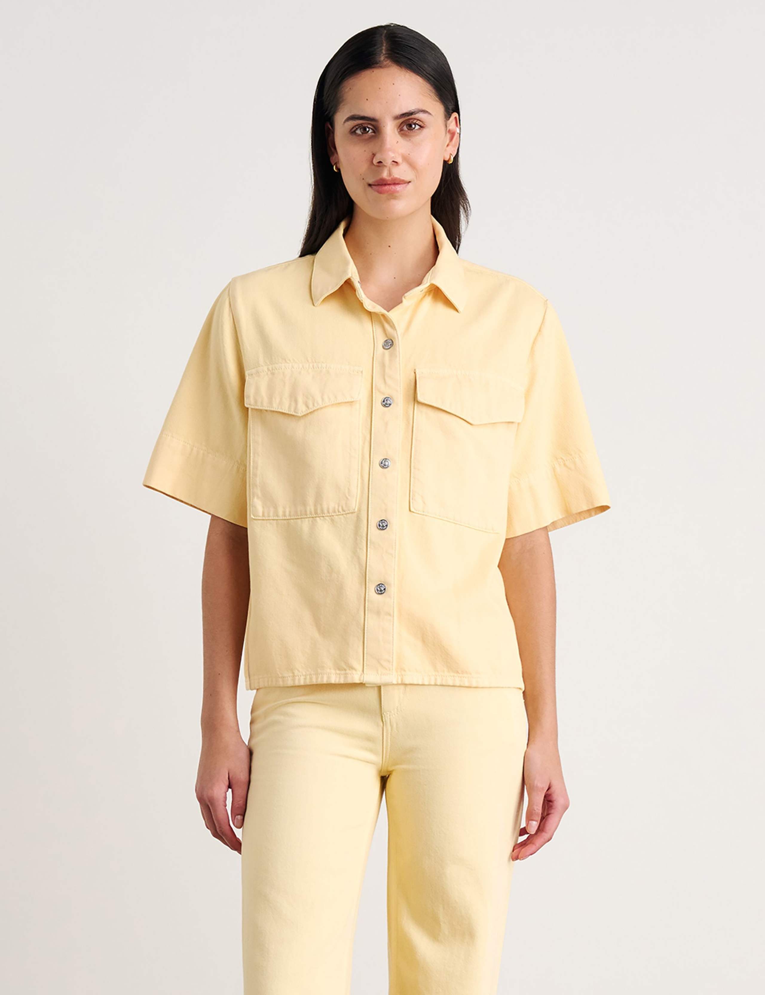 Cotton Rich Denim Shirt 1 of 5