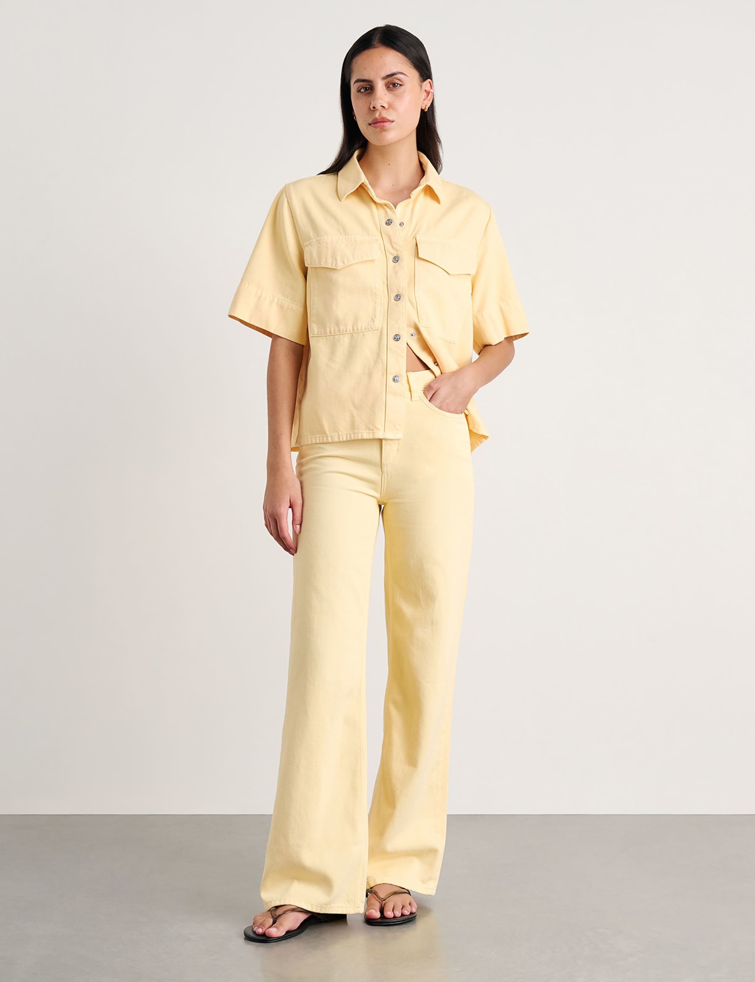 Cotton Rich Denim Shirt 2 of 5