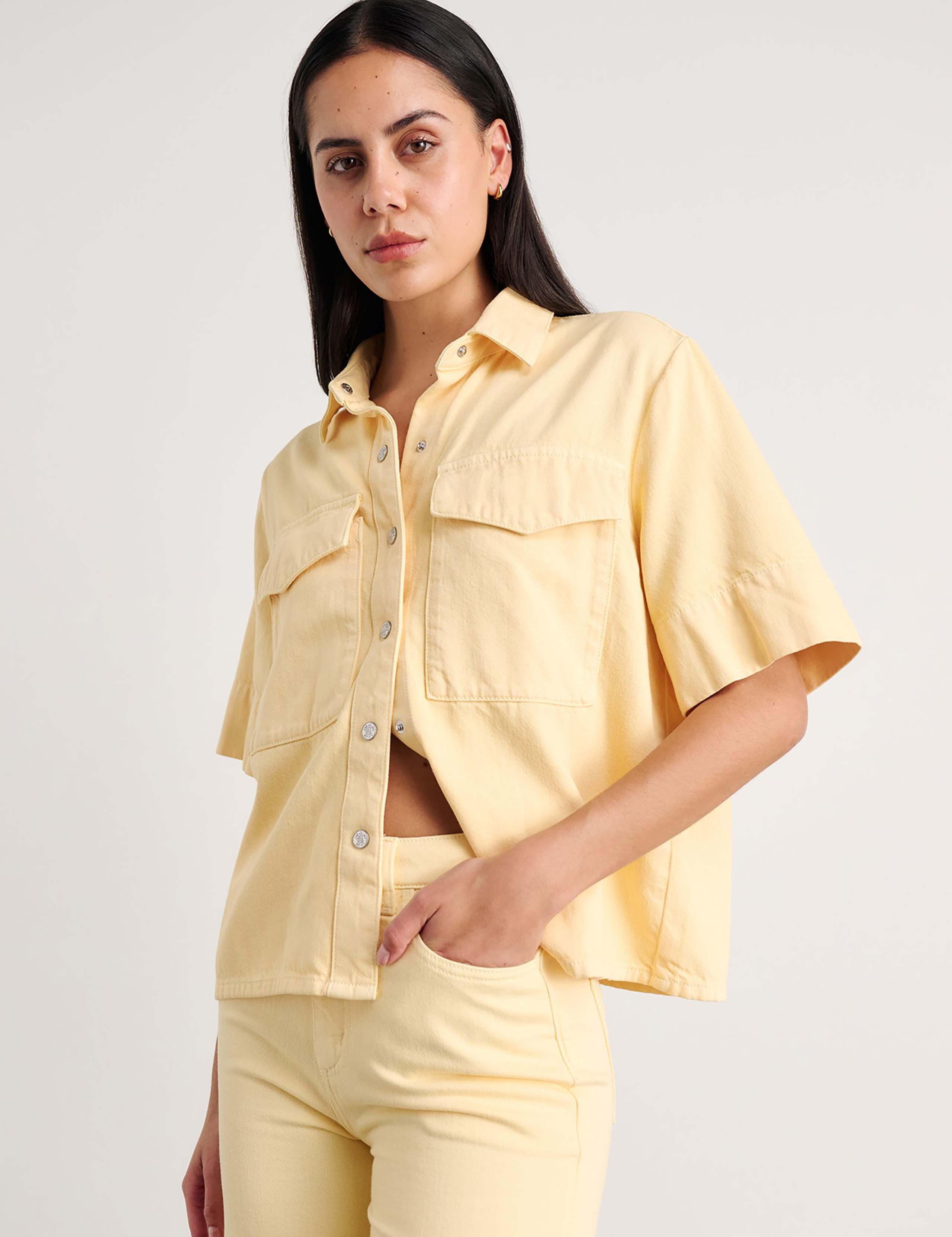 Cotton Rich Denim Shirt 3 of 5