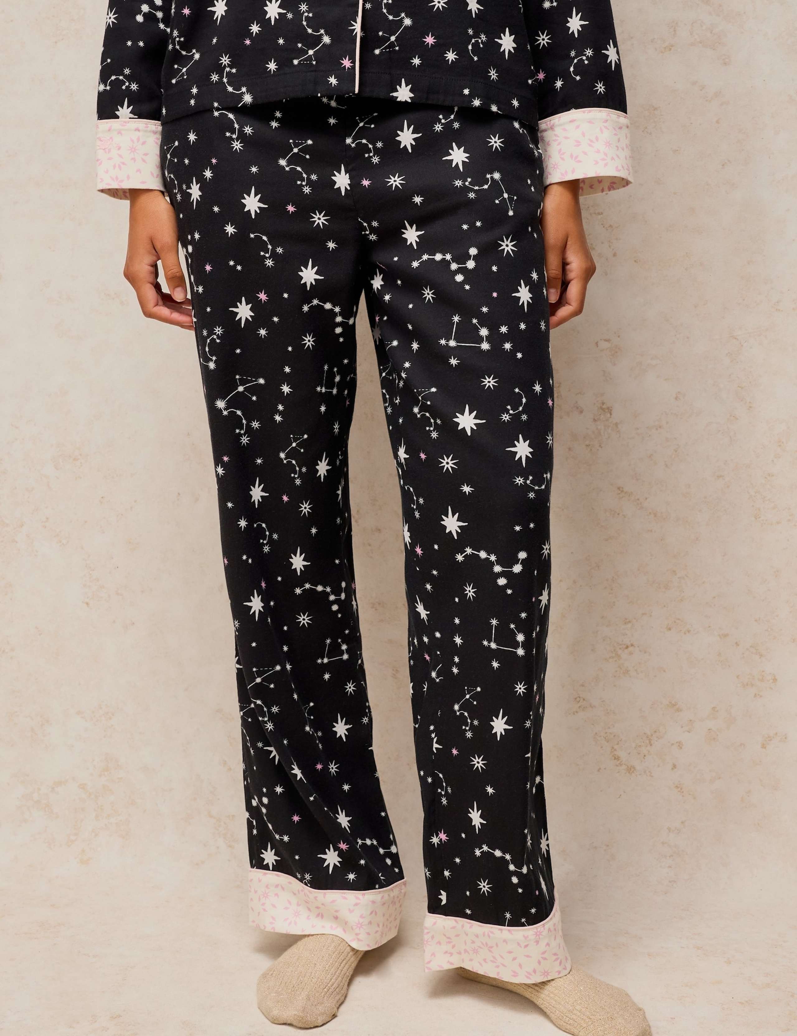 Cotton Rich Printed Pyjama Bottoms 3 of 6