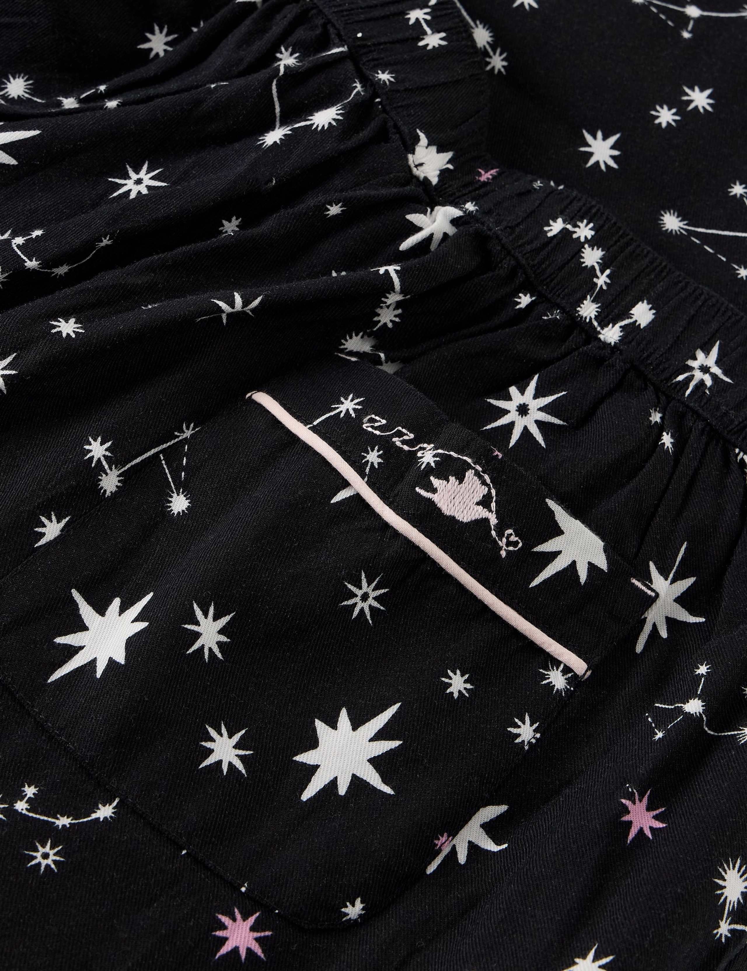 Cotton Rich Printed Pyjama Bottoms 6 of 6
