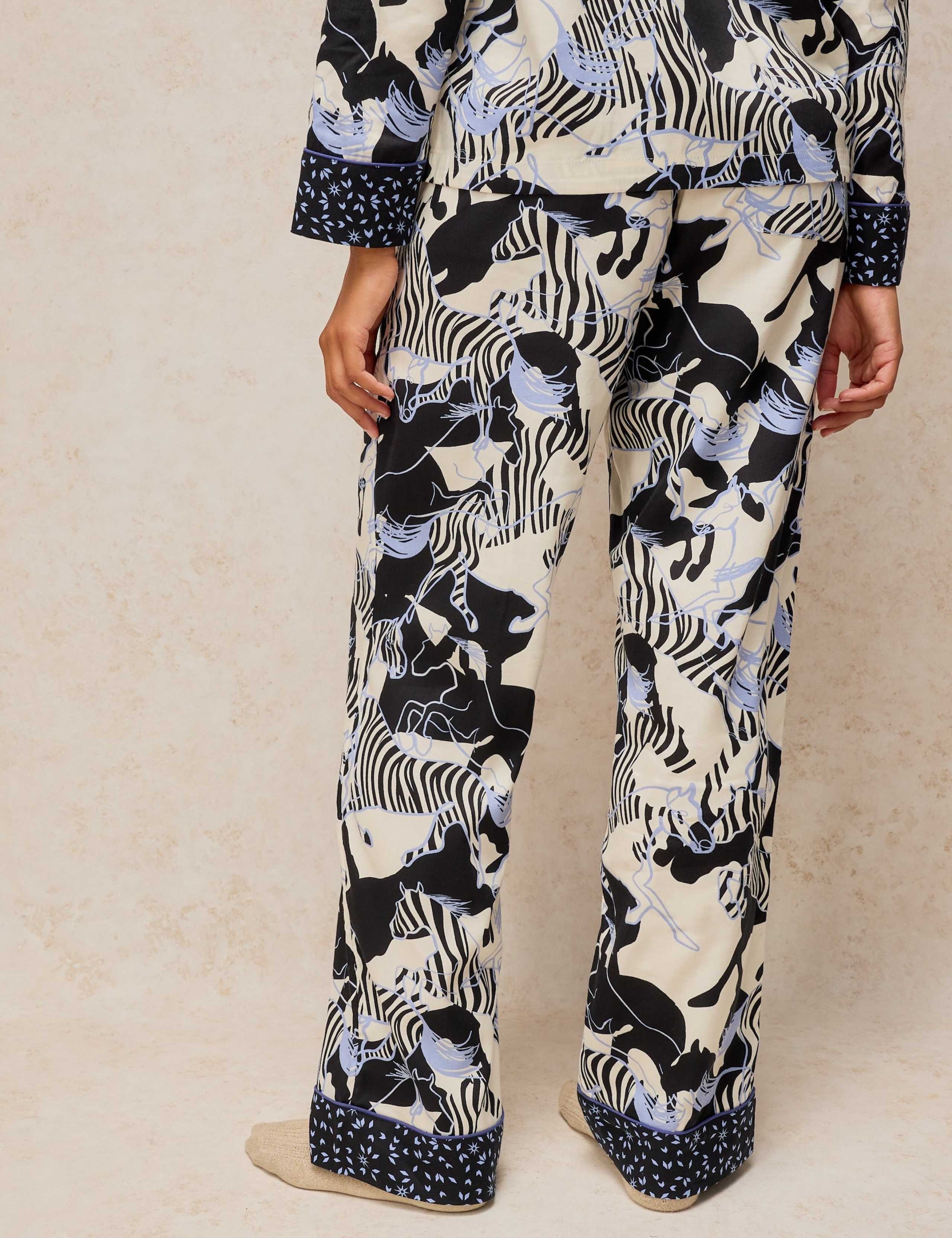 Cotton Rich Printed Pyjama Bottoms 4 of 6