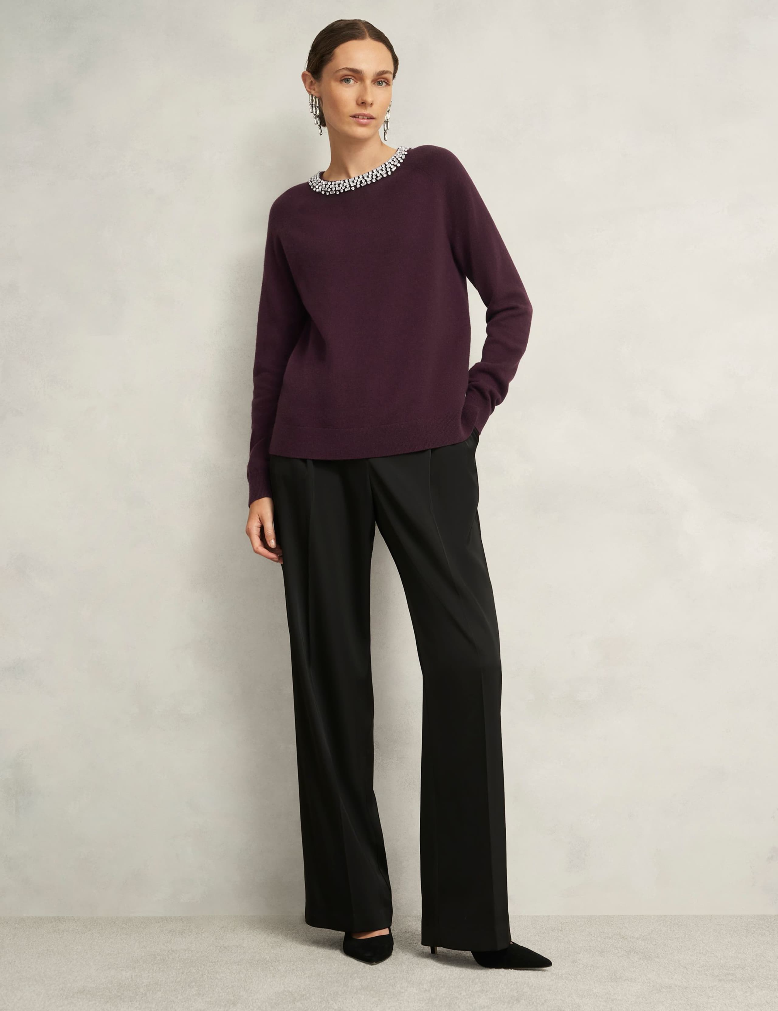 Wool Blend Embellished Jumper 3 of 6