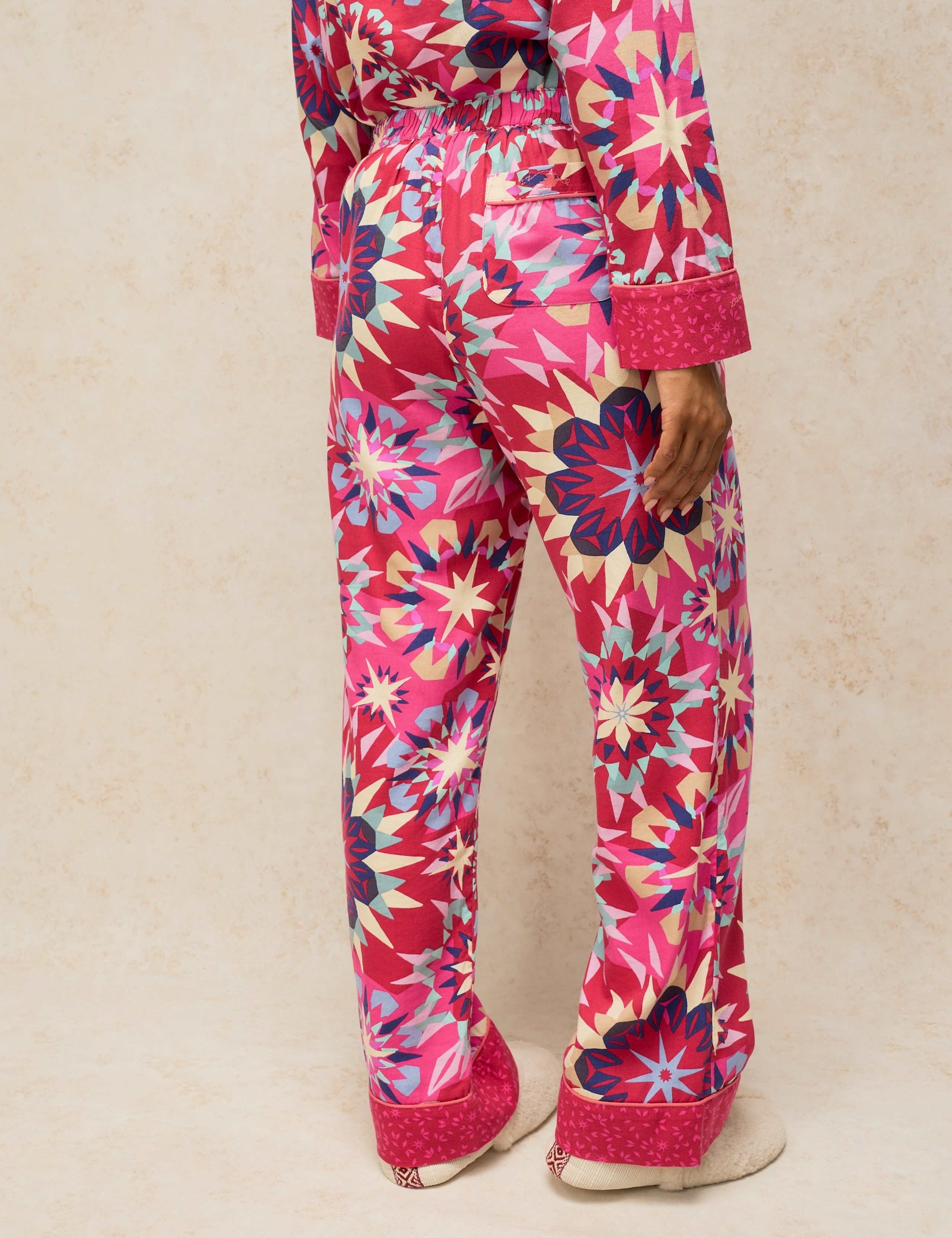 Cotton Rich Printed Pyjama Bottoms 4 of 6