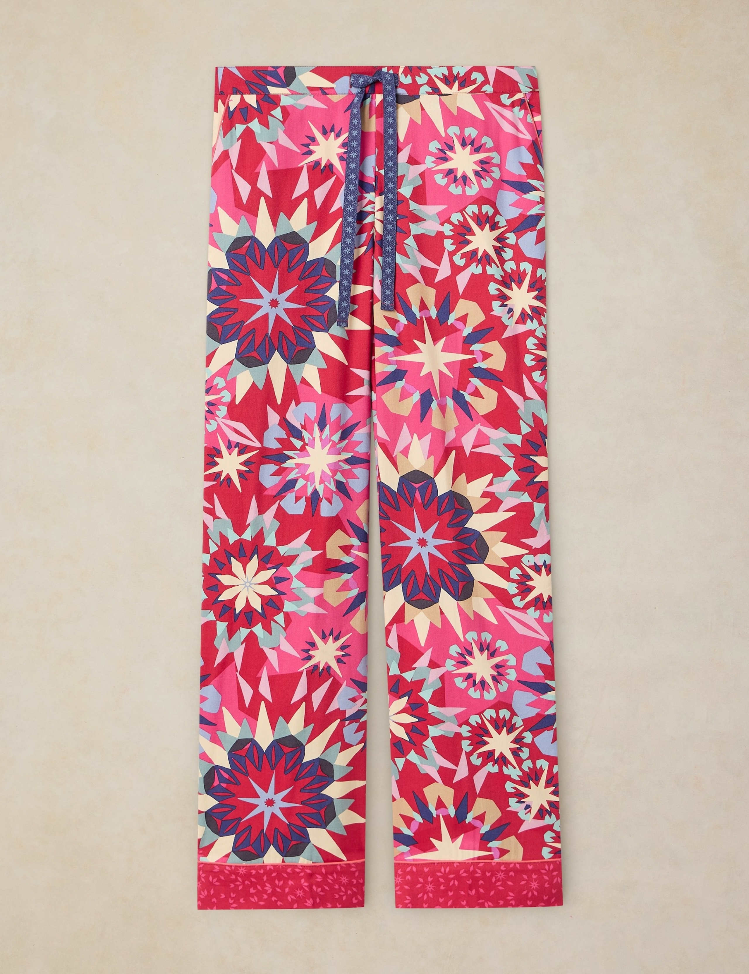 Cotton Rich Printed Pyjama Bottoms 2 of 6