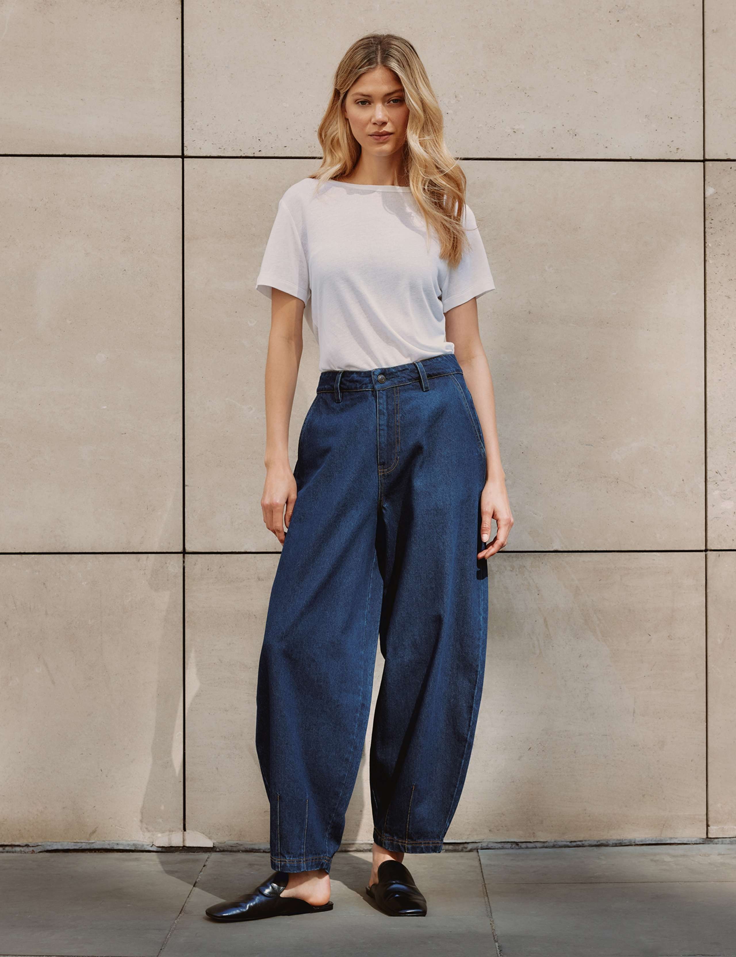 Balloon Leg Ankle Grazer Jeans 3 of 6