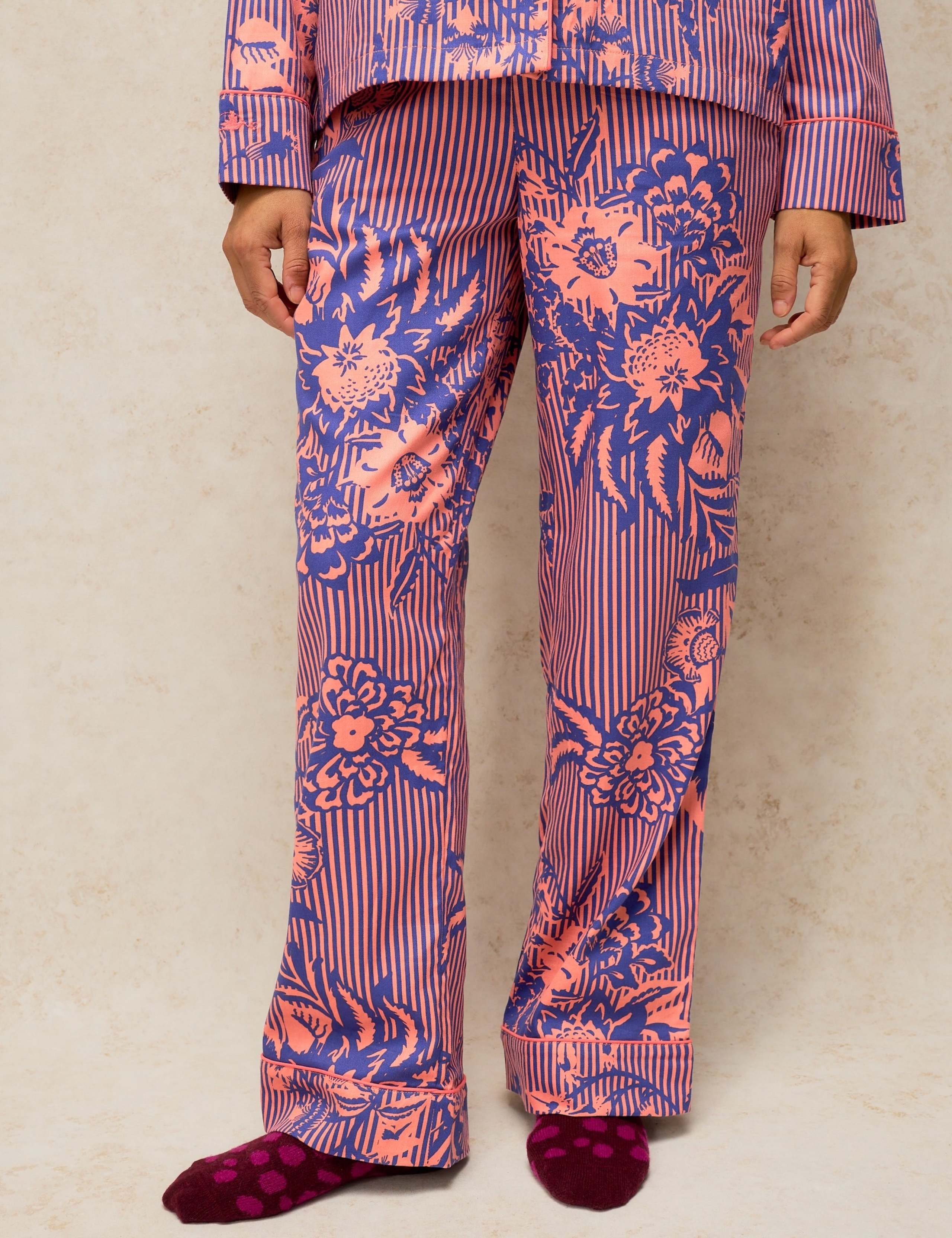 Cotton Rich Printed Pyjama Bottoms 3 of 6