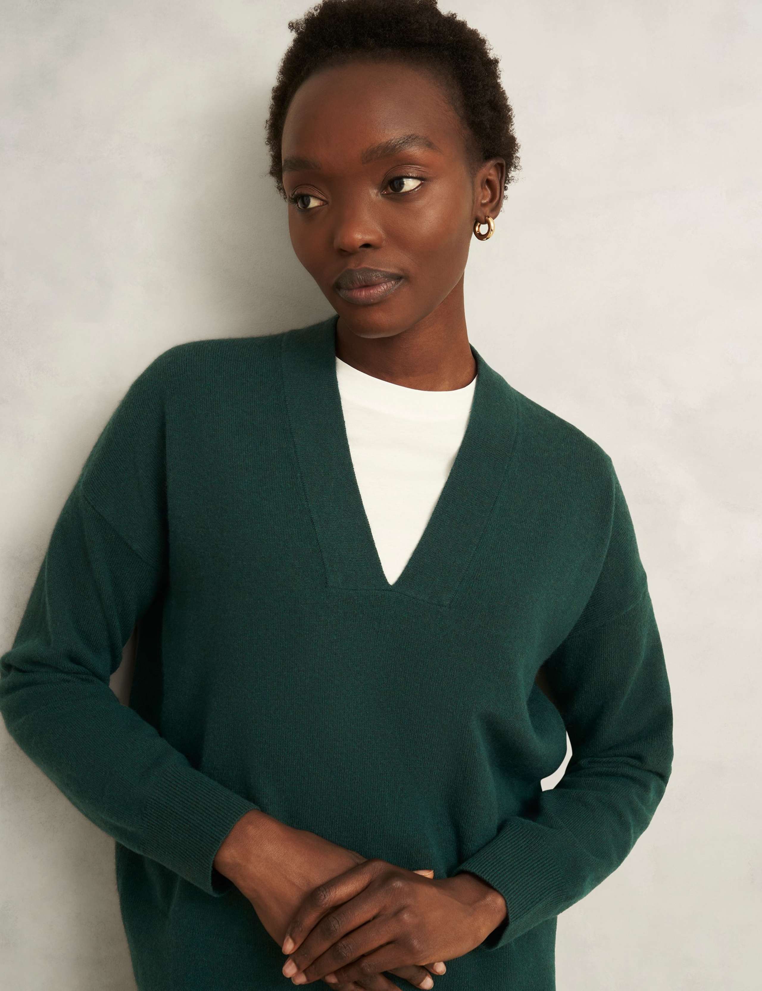Wool Blend V-Neck Jumper 3 of 6