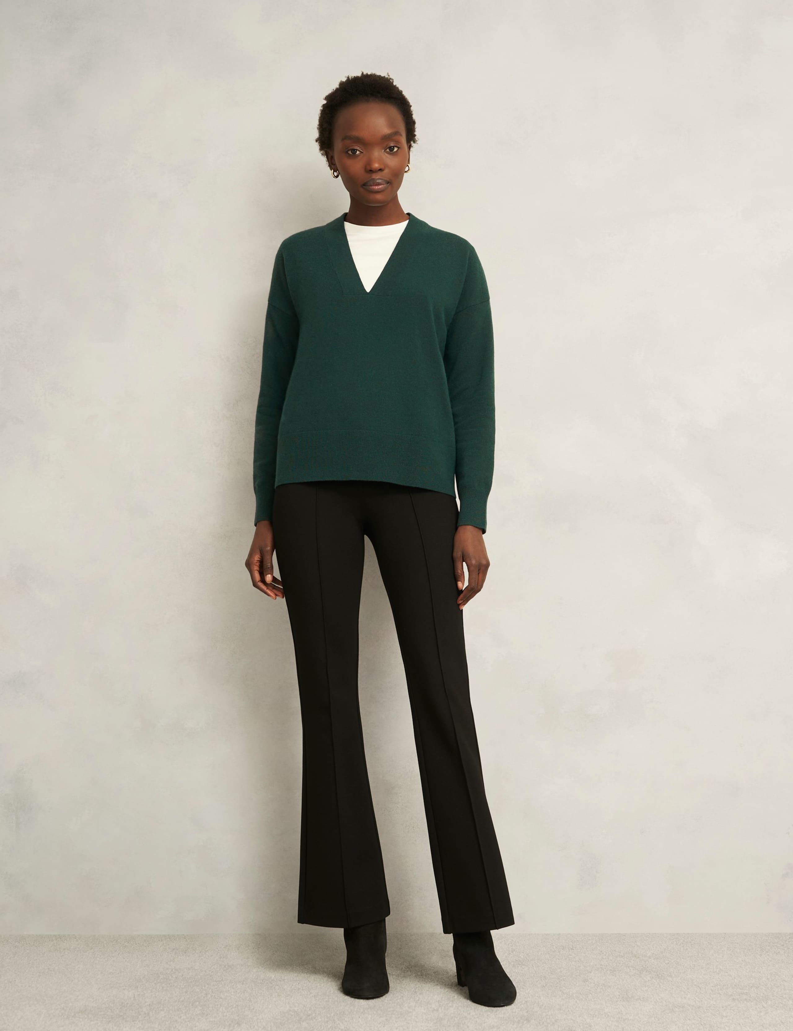 Wool Blend V-Neck Jumper 5 of 6