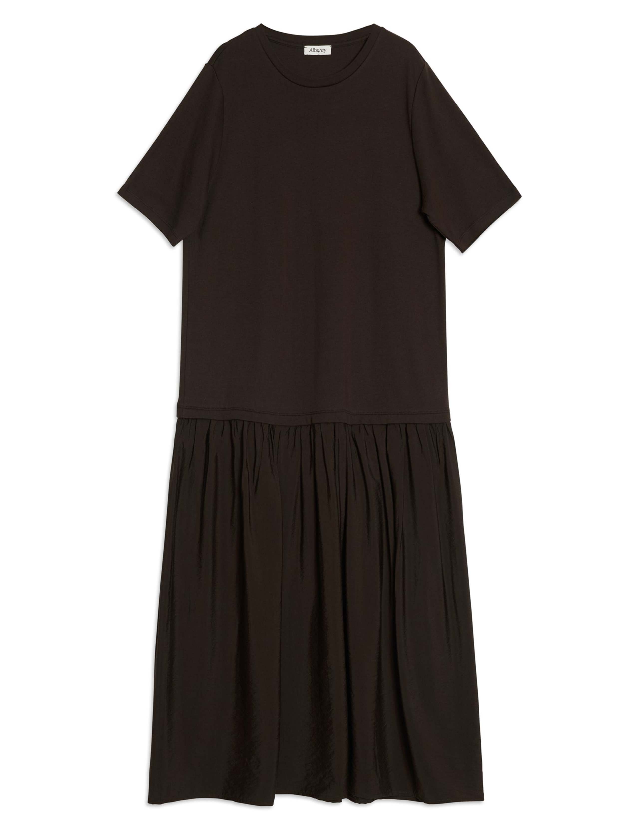 Jersey Boxy T-Shirt Dropped Waist Dress 2 of 4