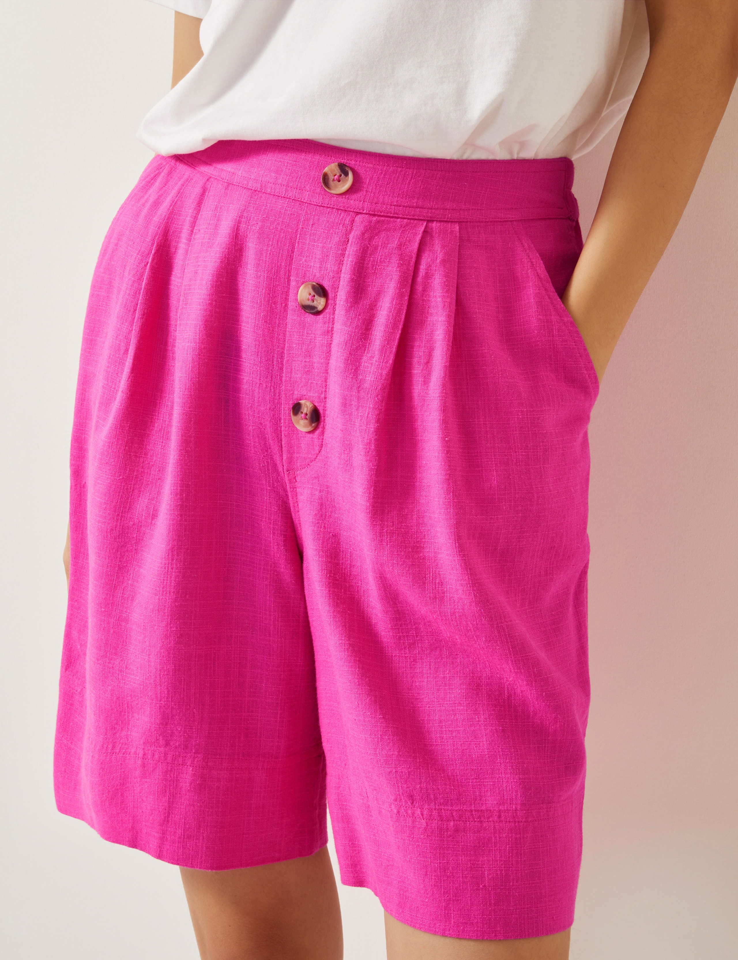Long Shorts with Linen 3 of 6