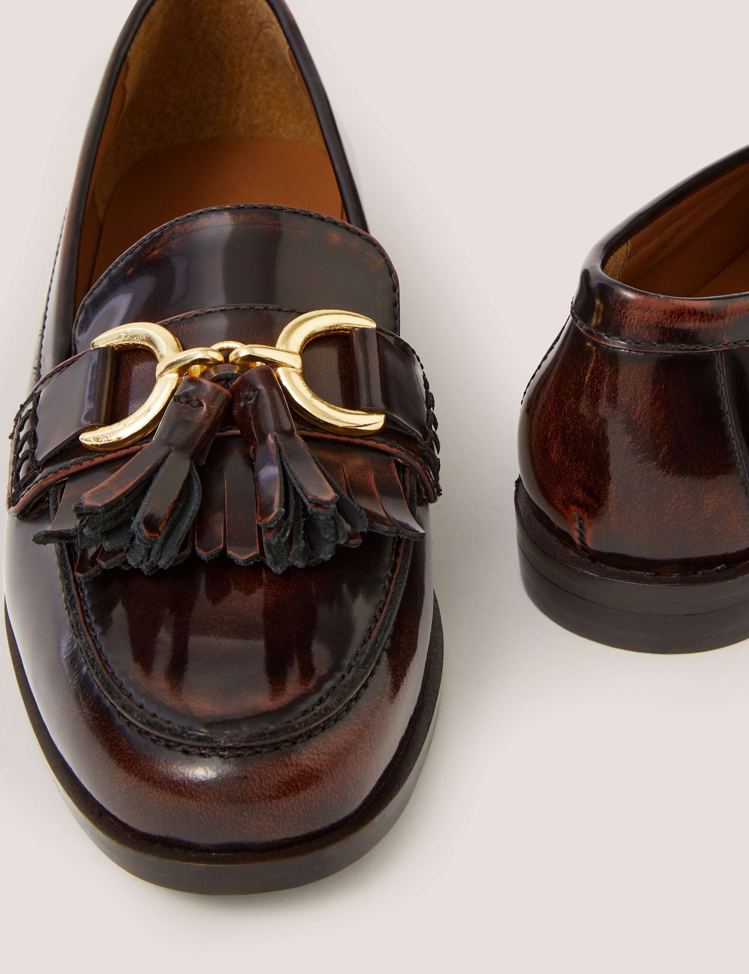 Patent Tassel Flat Loafers 3 of 3