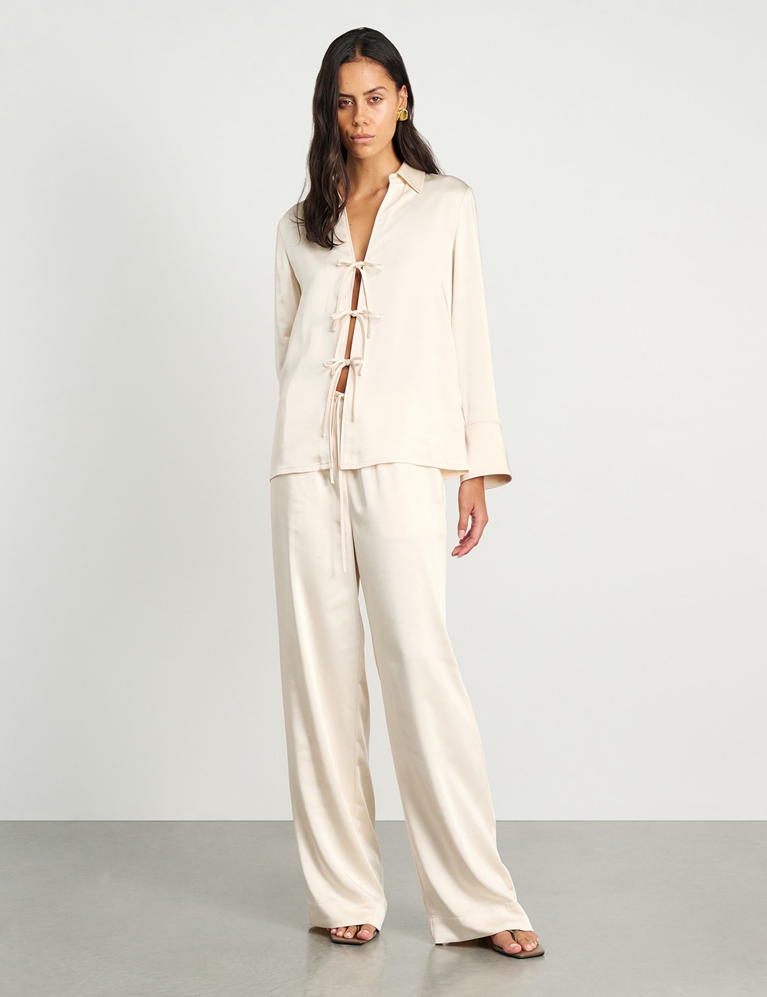 Drawstring Wide Leg Trousers 6 of 7
