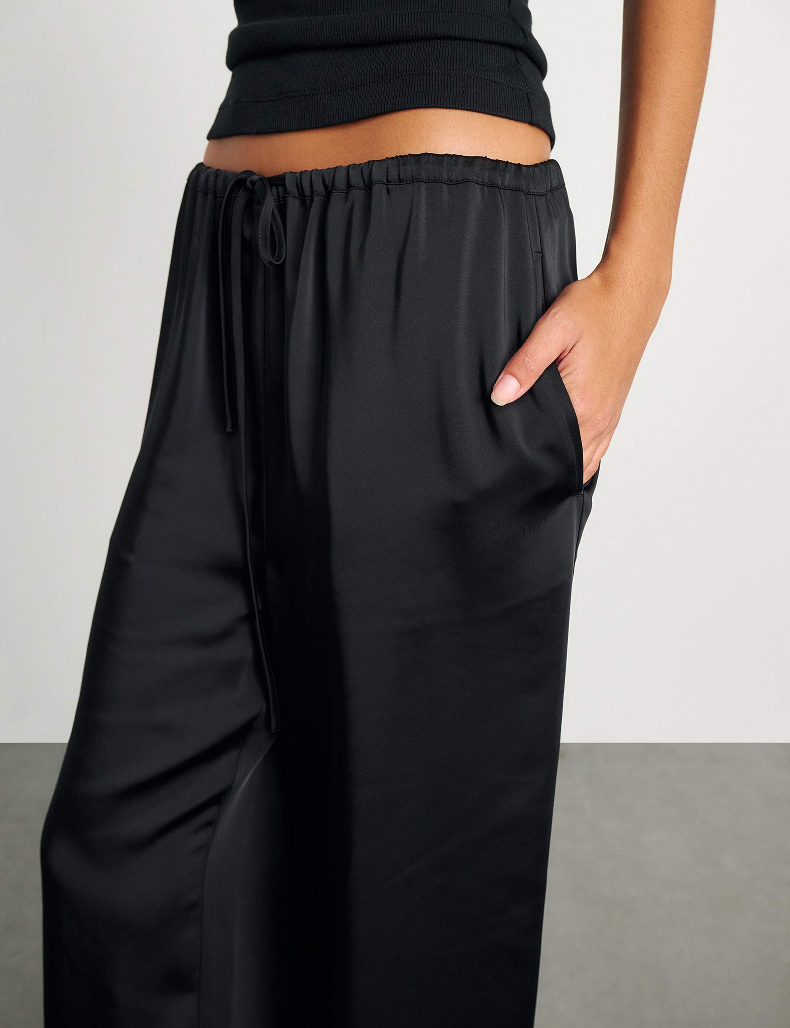 Drawstring Wide Leg Trousers 5 of 7