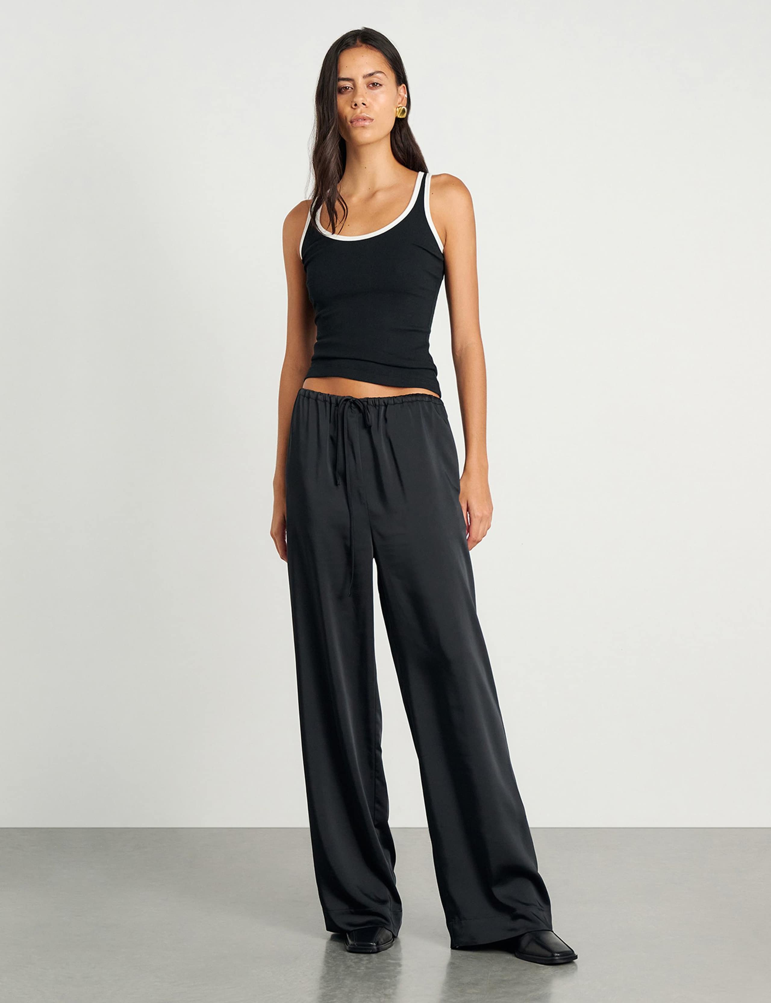 Drawstring Wide Leg Trousers 6 of 7