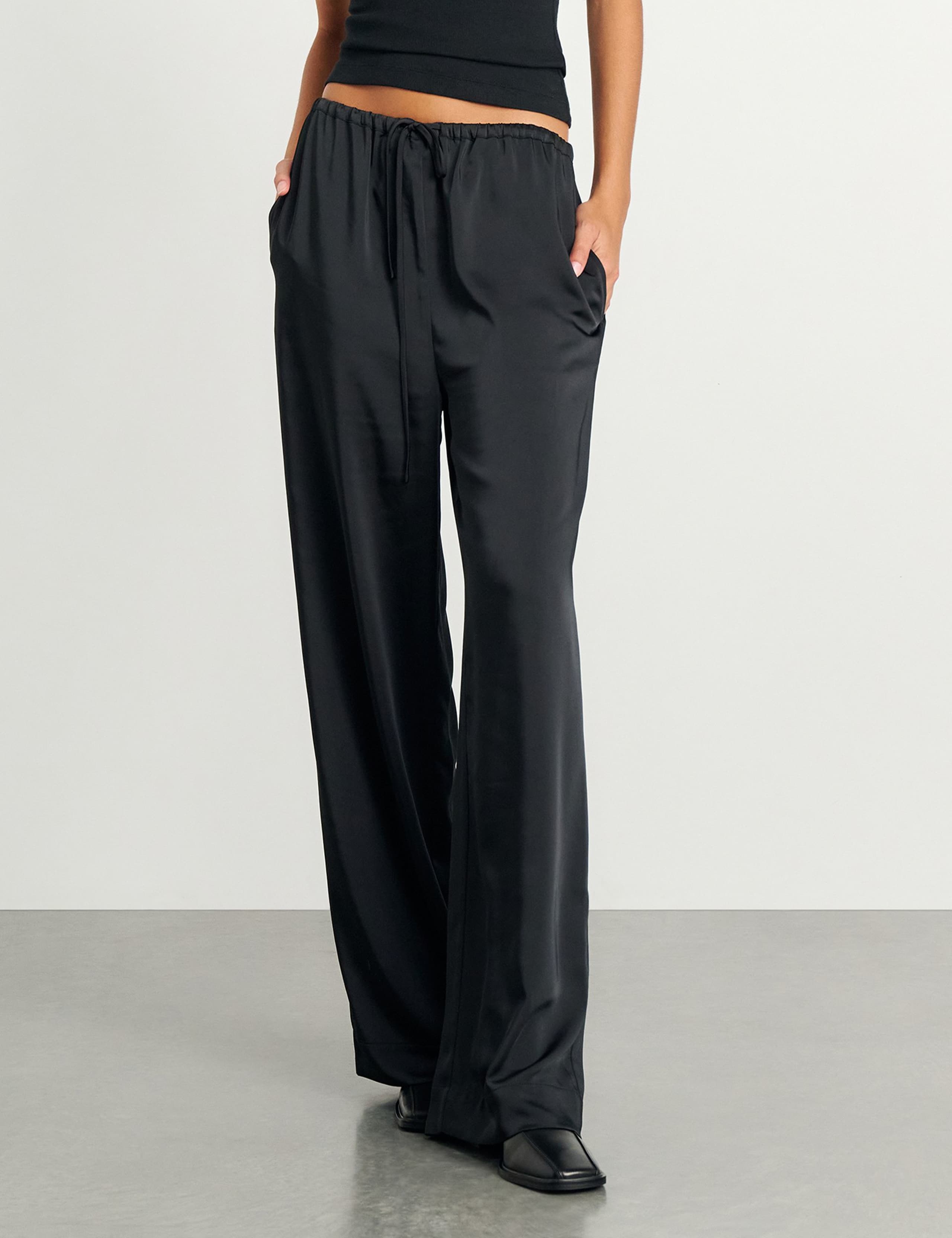 Drawstring Wide Leg Trousers 7 of 7