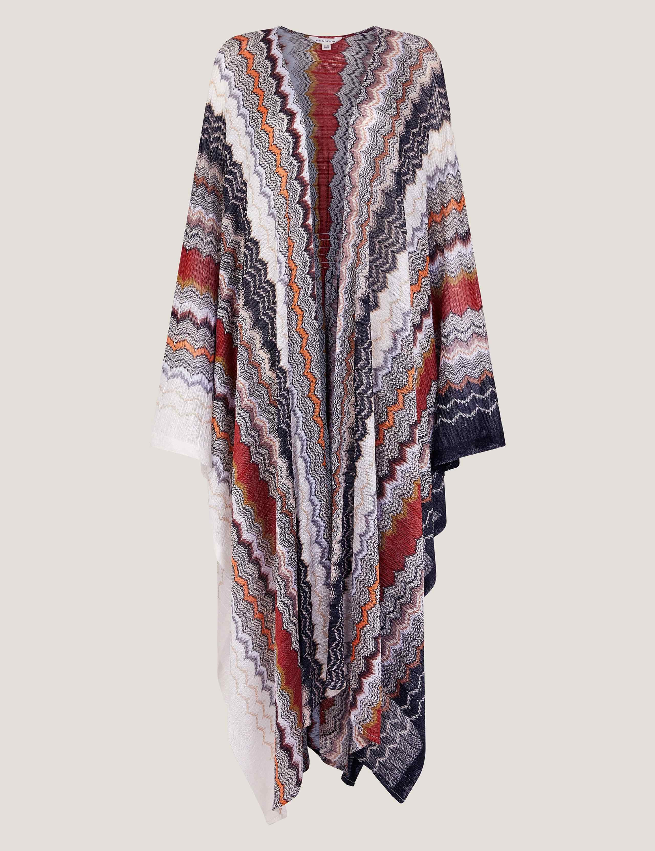 Ava Zig Zag Midi Beach Cover Up 2 of 5