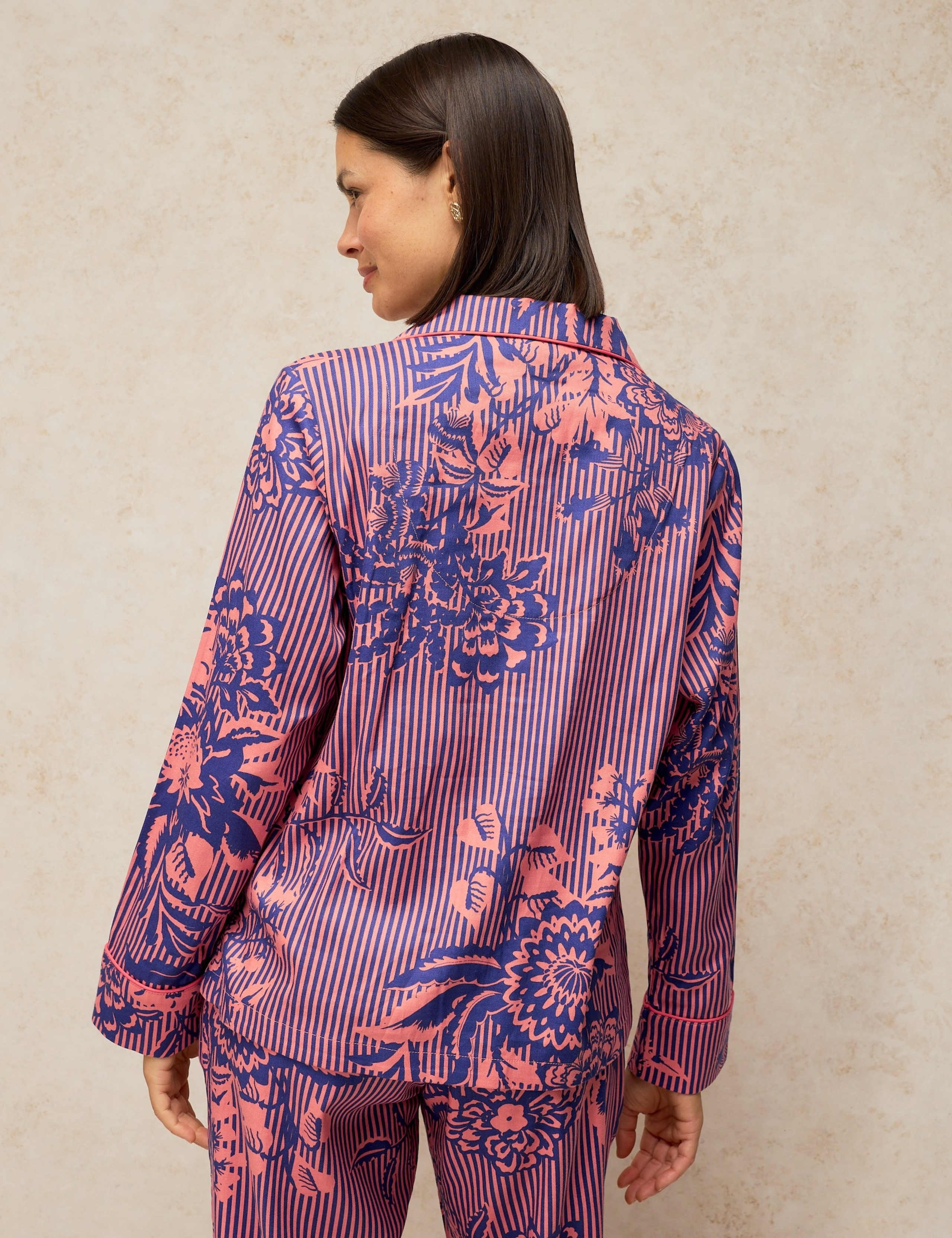 Cotton Rich Printed Pyjama Top 4 of 6