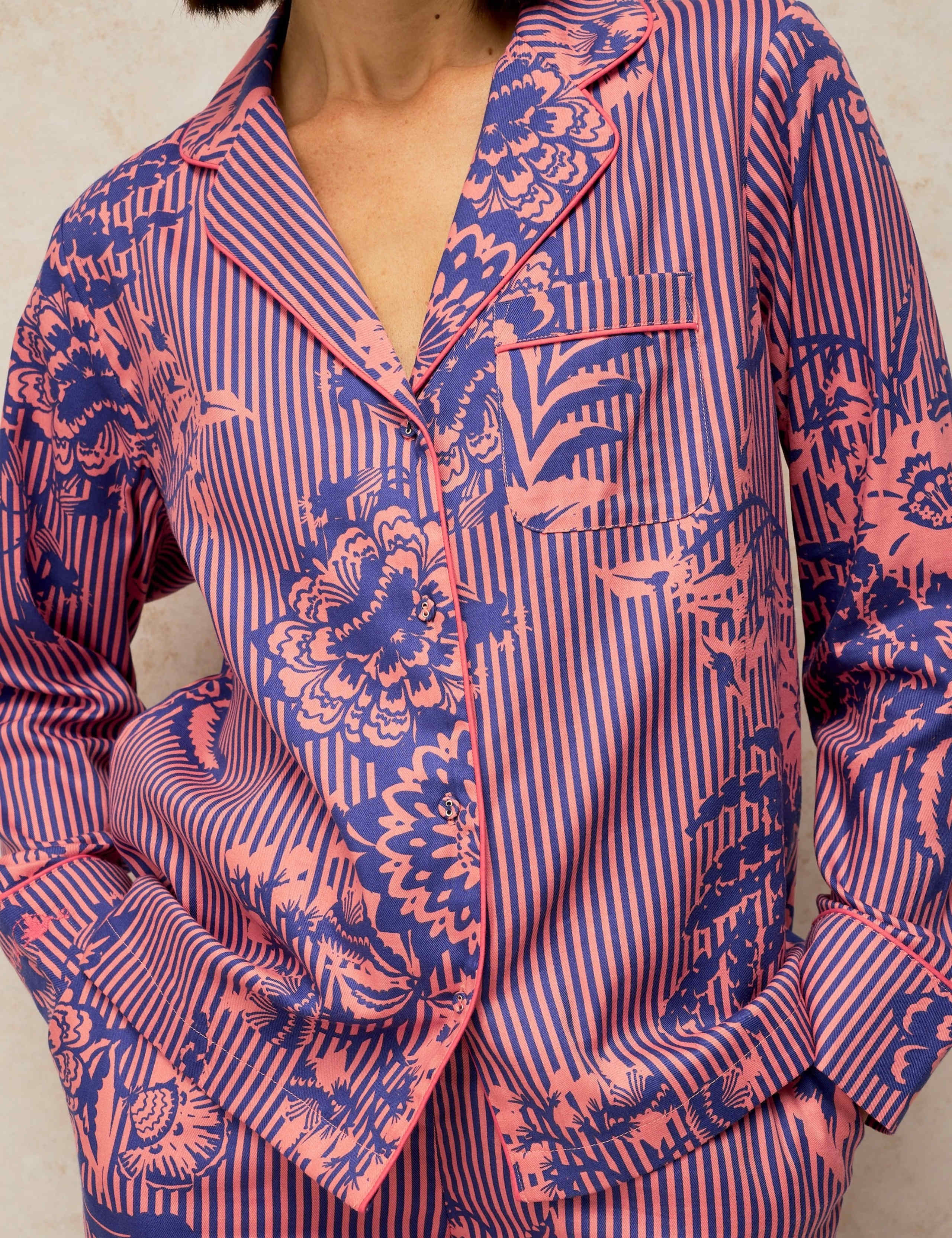 Cotton Rich Printed Pyjama Top 5 of 6