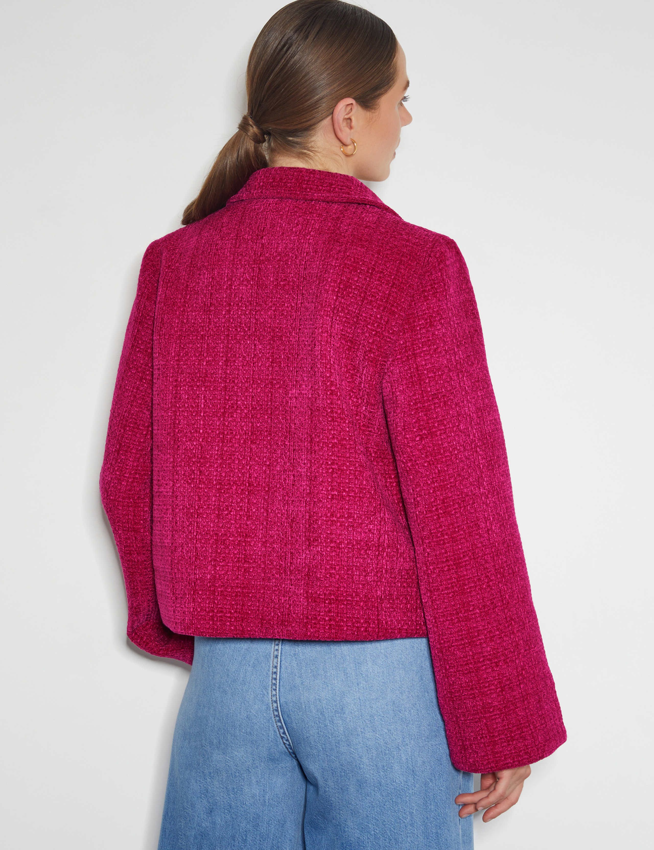 Textured Collared Utility Jacket 5 of 5